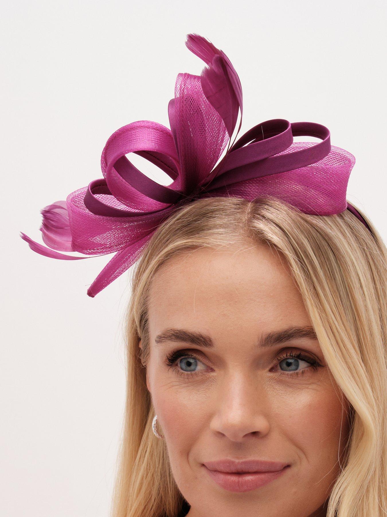 Image 5 of 5 of Jon Richard Medium Berry Fascinator Headband