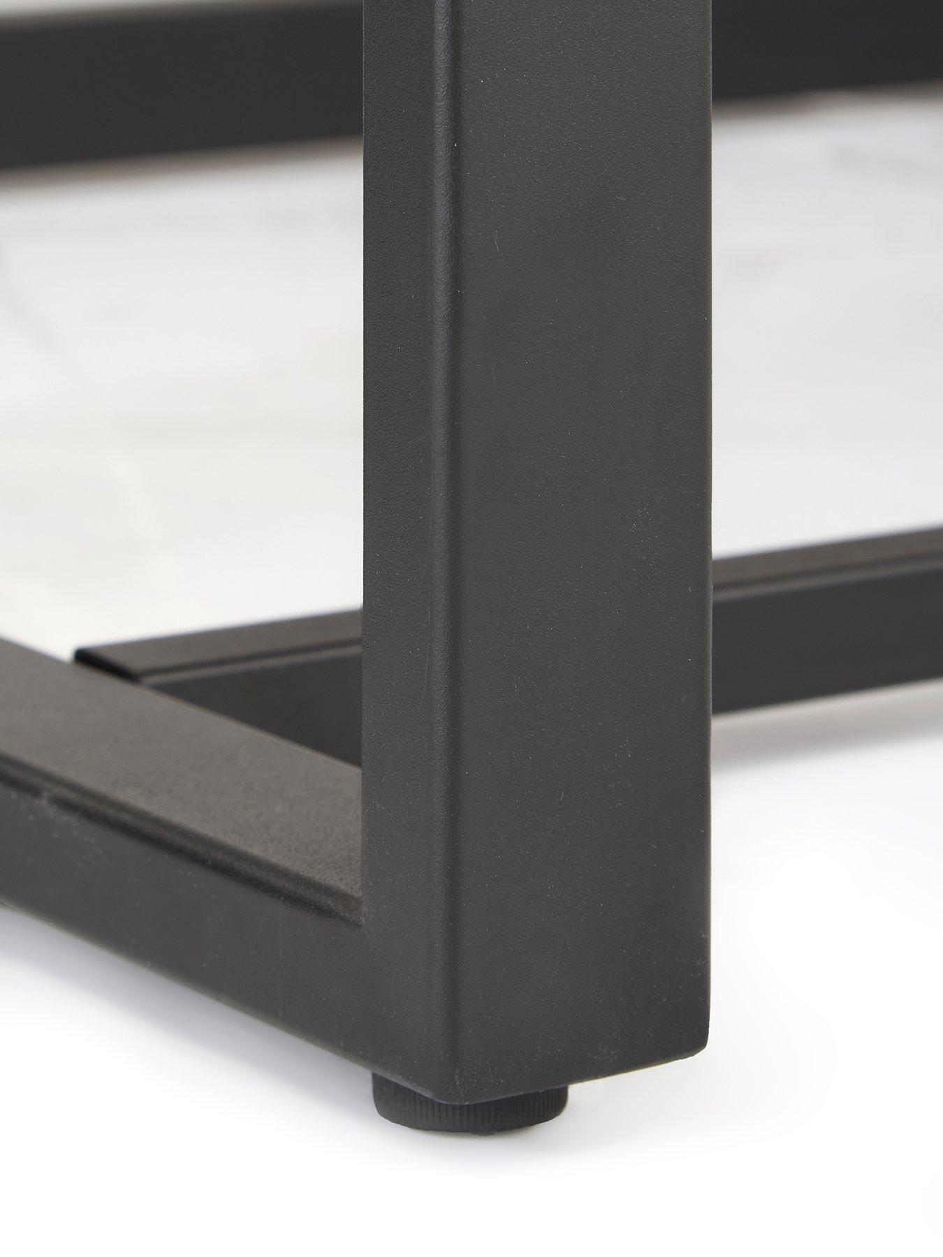 Image 4 of 7 of Very Home Harlem Mid Oak Dining Table &amp; 2 Benches - FSC&reg; Certified