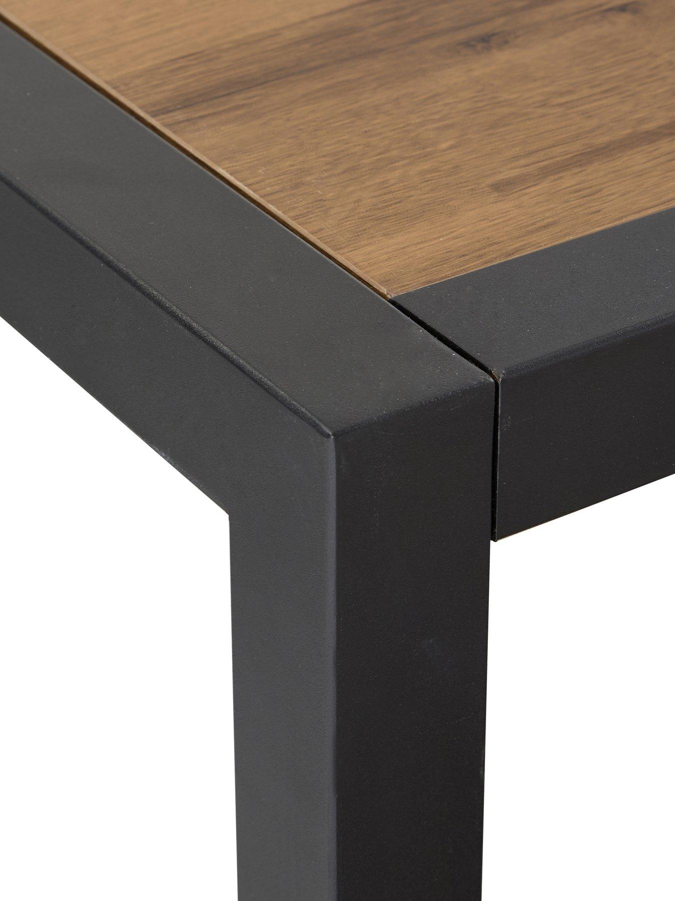 Image 5 of 7 of Very Home Harlem Mid Oak Dining Table &amp; 2 Benches - FSC&reg; Certified