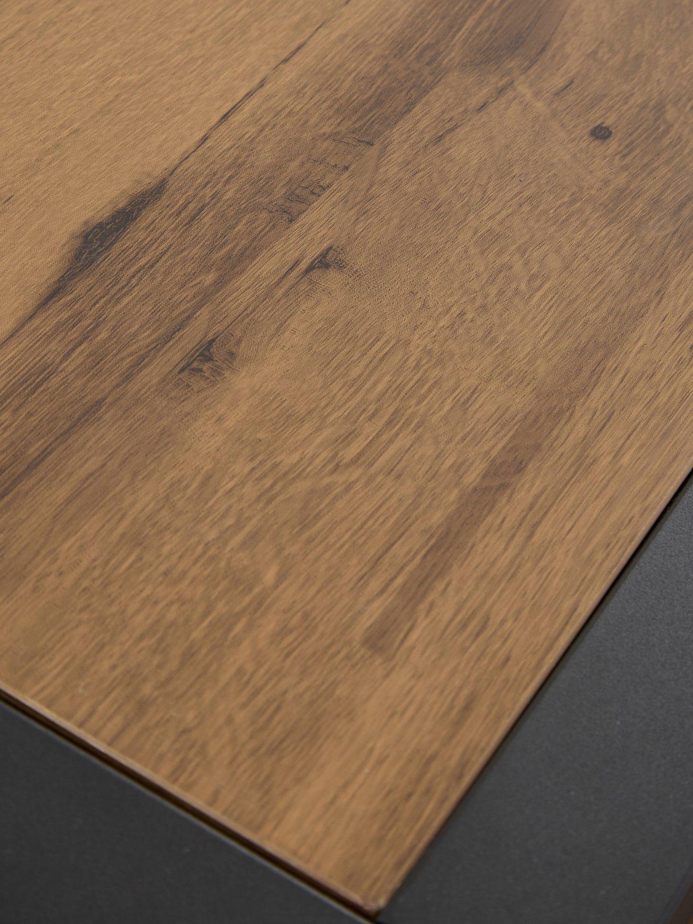 Image 7 of 7 of Very Home Harlem Mid Oak Dining Table &amp; 2 Benches - FSC&reg; Certified