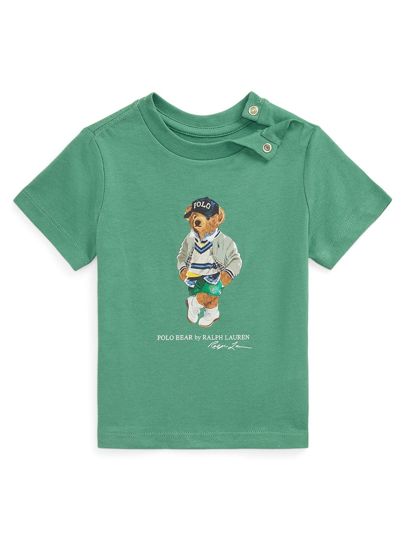 undefined Baby Boys Bear Short Sleeve T-Shirt - Green