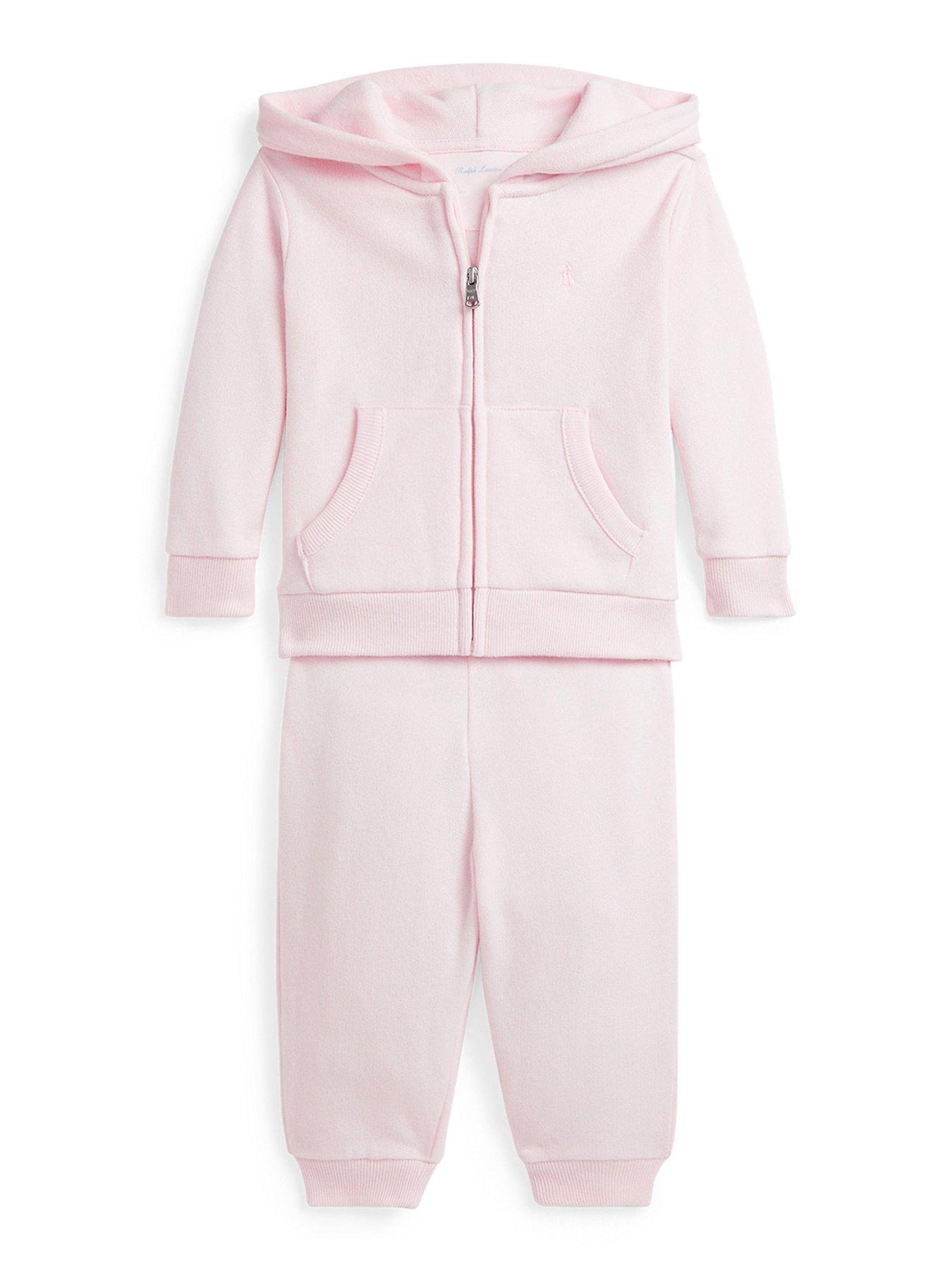 undefined Baby Girls Jog Set - Pink