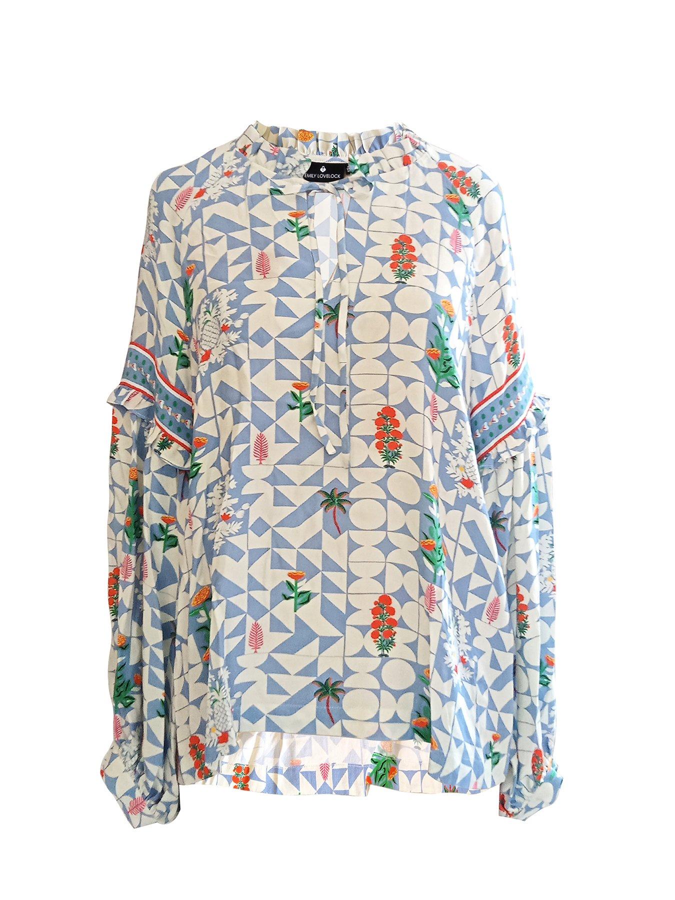 undefined Emma Floral Print Top