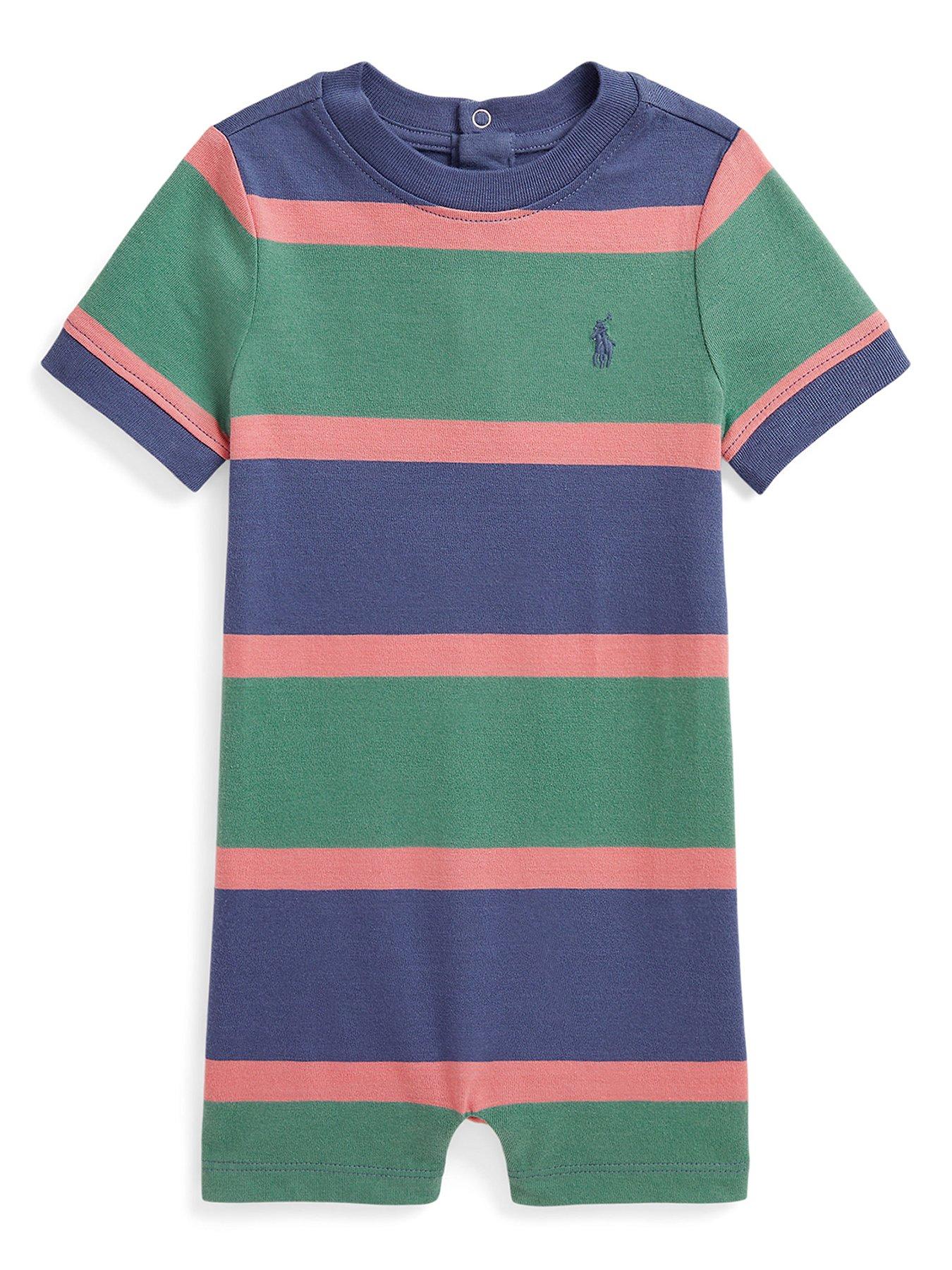 undefined Baby Boys Stripe Romper - Multi