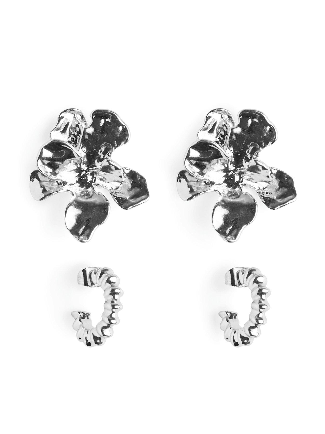 undefined Lili - M 2 Pack Earrings - Silver