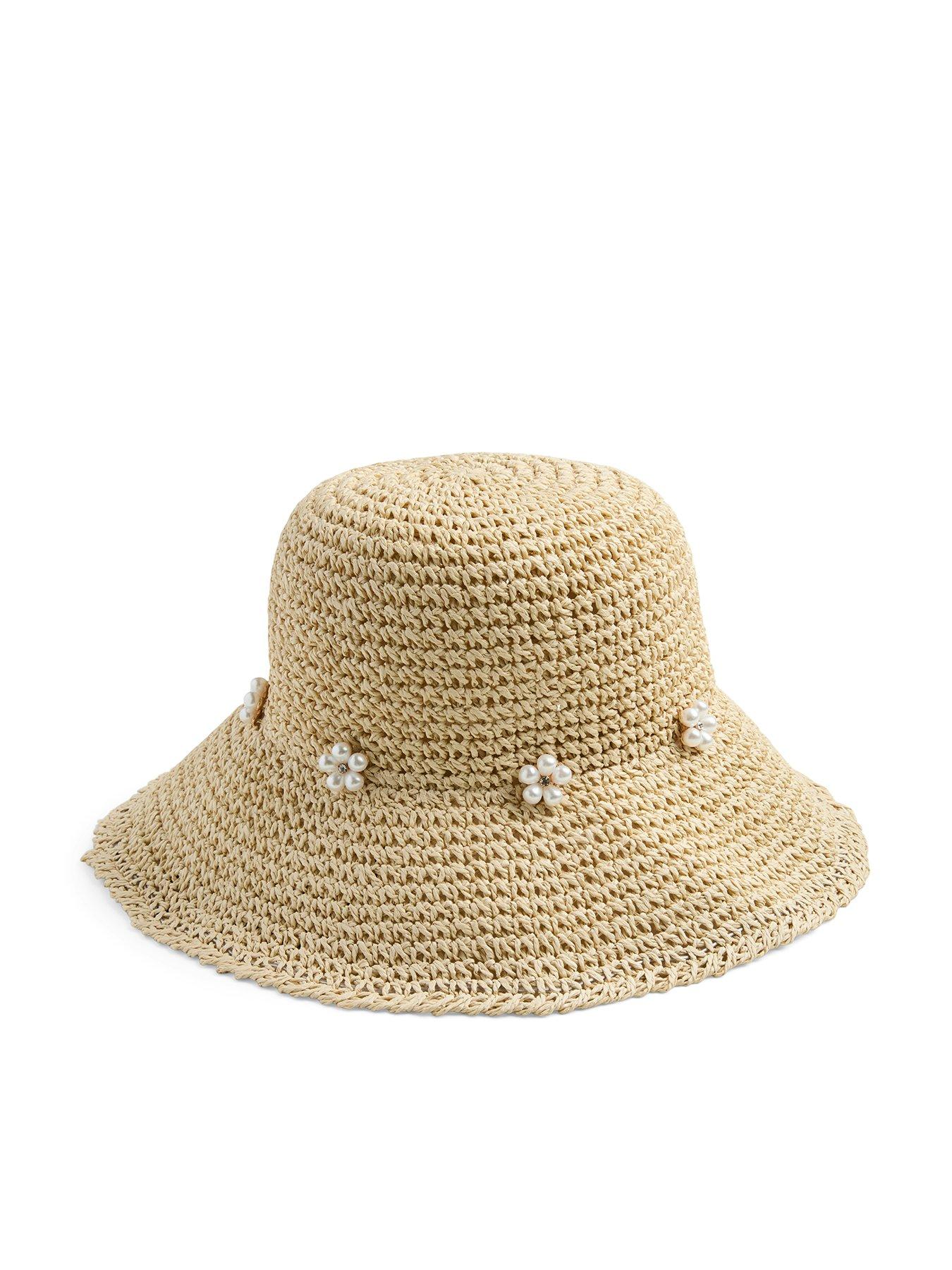 undefined Sasha Bucket Hat Box - Beige