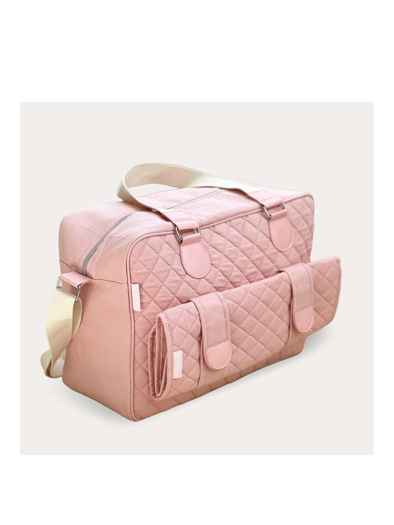 My Babiie Deluxe Changing Bag Pink Quilted Very