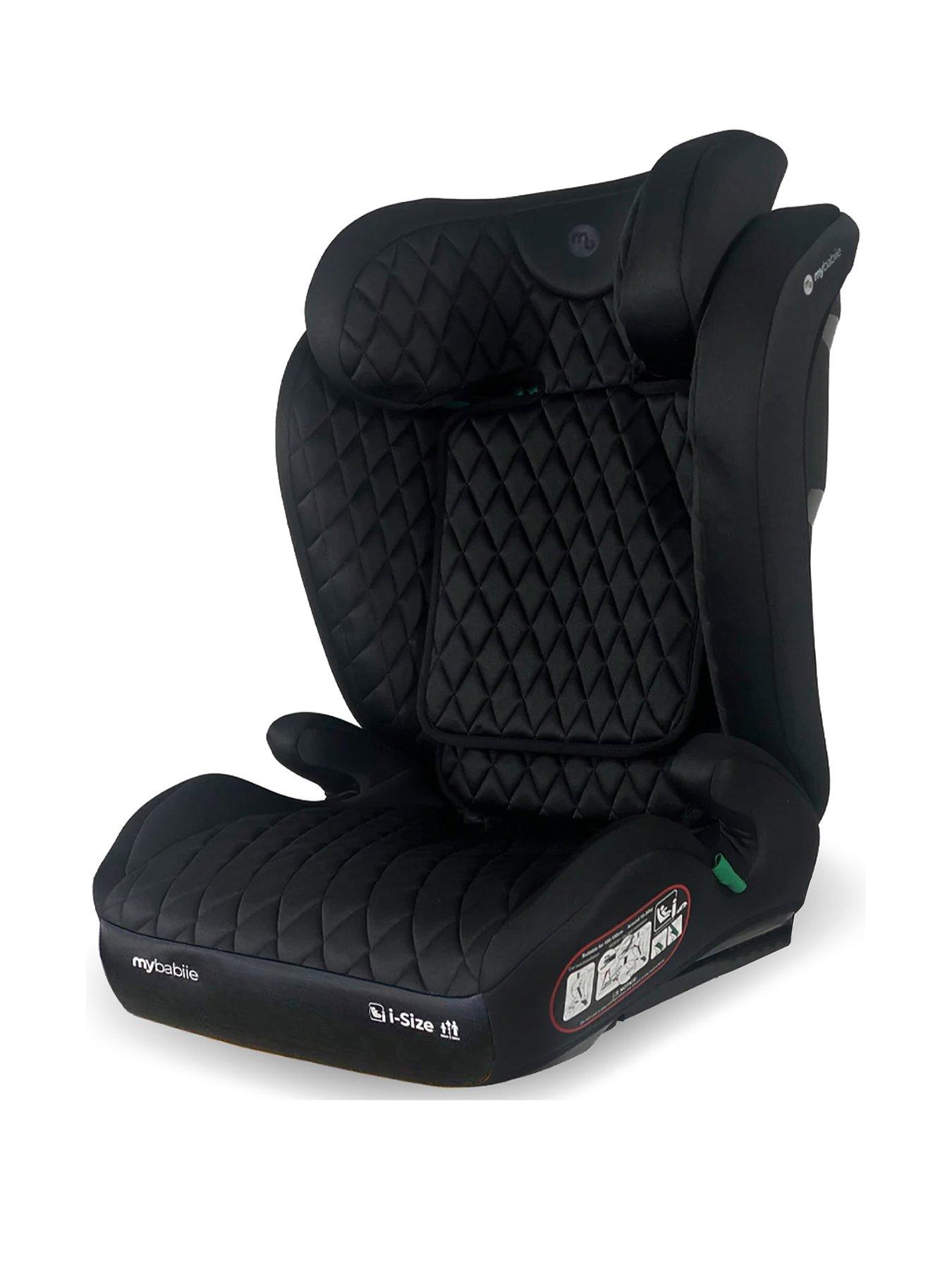My Babiie MBCS23 Lite i-Size (100-150cm) High Back Booster Car Seat - Quilted Black