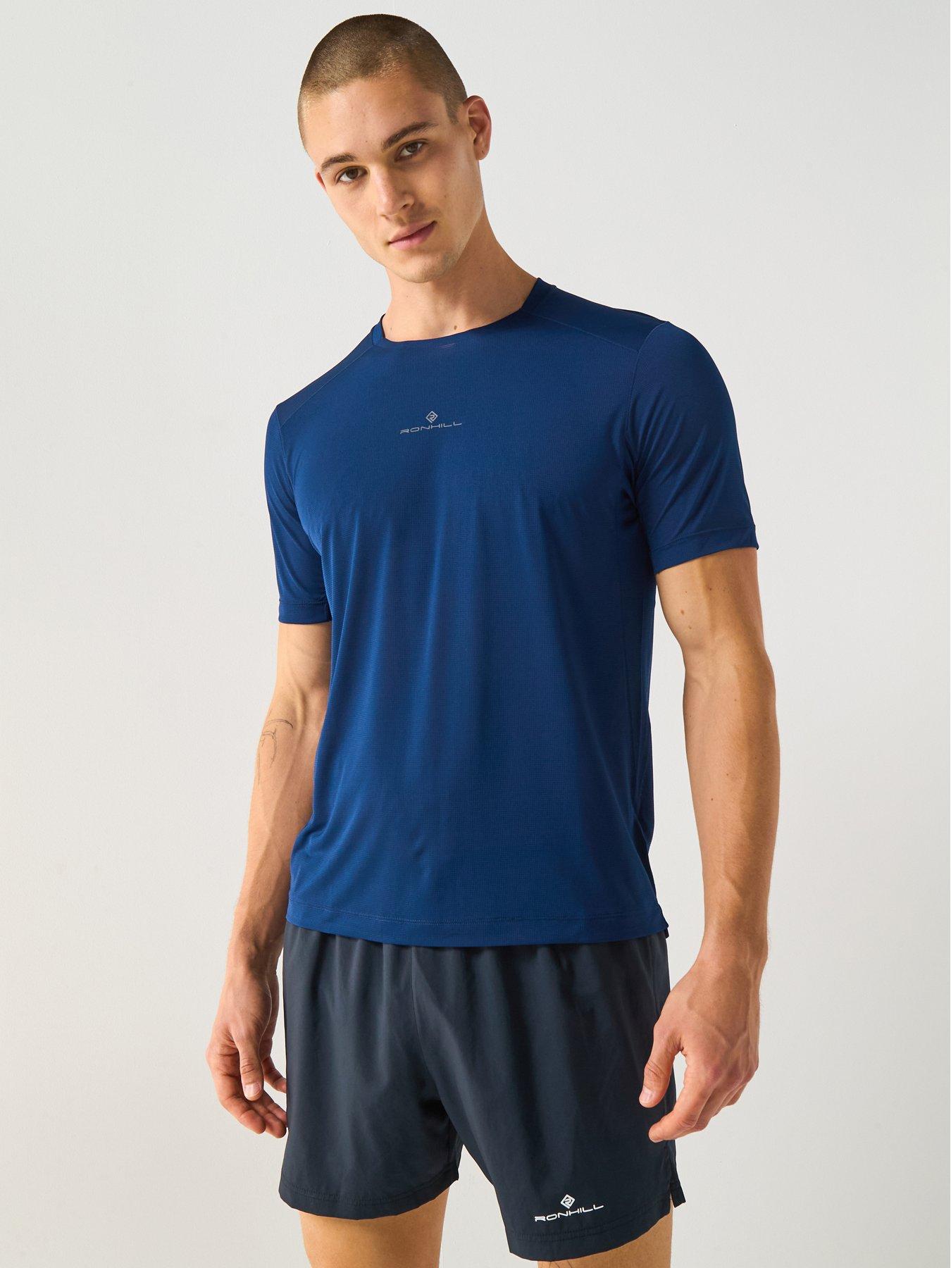 Ronhill: Men's Running Tech Short Sleeve Tee - Navy