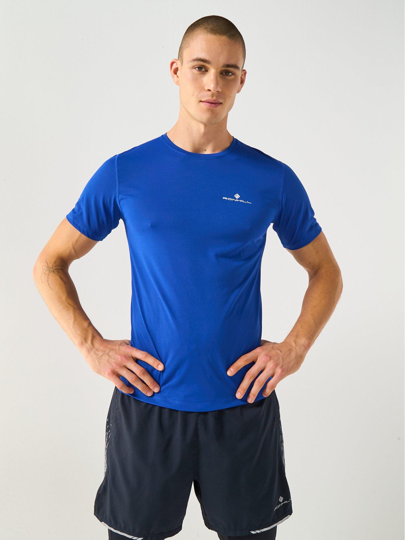 undefined Men's Running Core Short Sleeve Tee - Blue