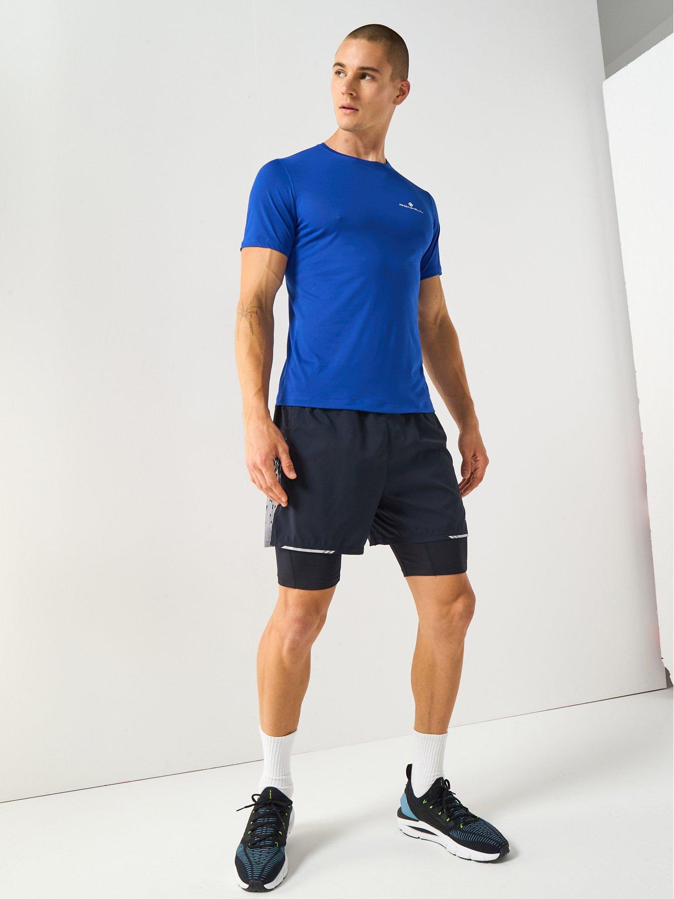 Image 3 of 4 of Ronhill Men's Running Core Short Sleeve Tee - Blue
