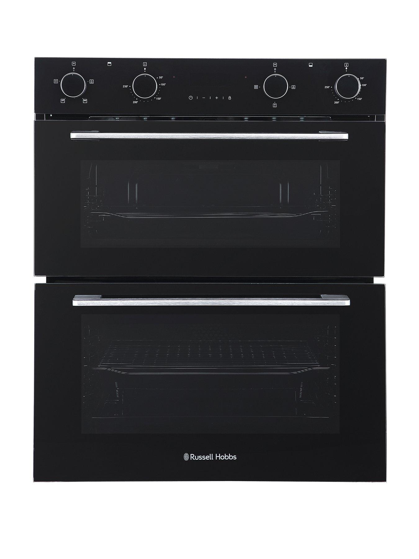 Image 1 of 6 of Russell Hobbs RH72DEO1001B/01 Built-In 72CM High Electric Double Oven in Black