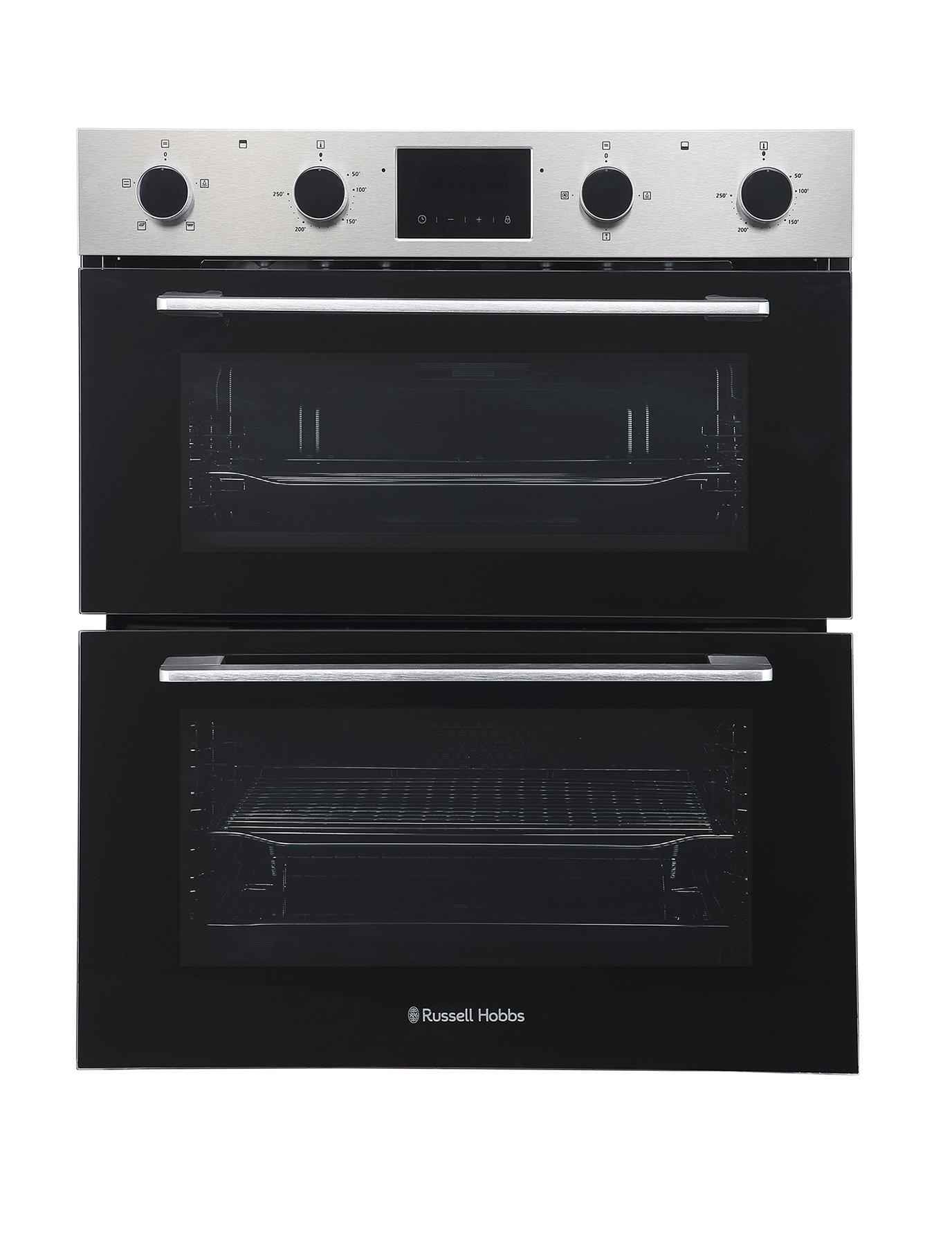 Image 1 of 6 of Russell Hobbs RH72DEO1002SS/01 Built-In 72CM High Electric Double Oven in Stainless Steel