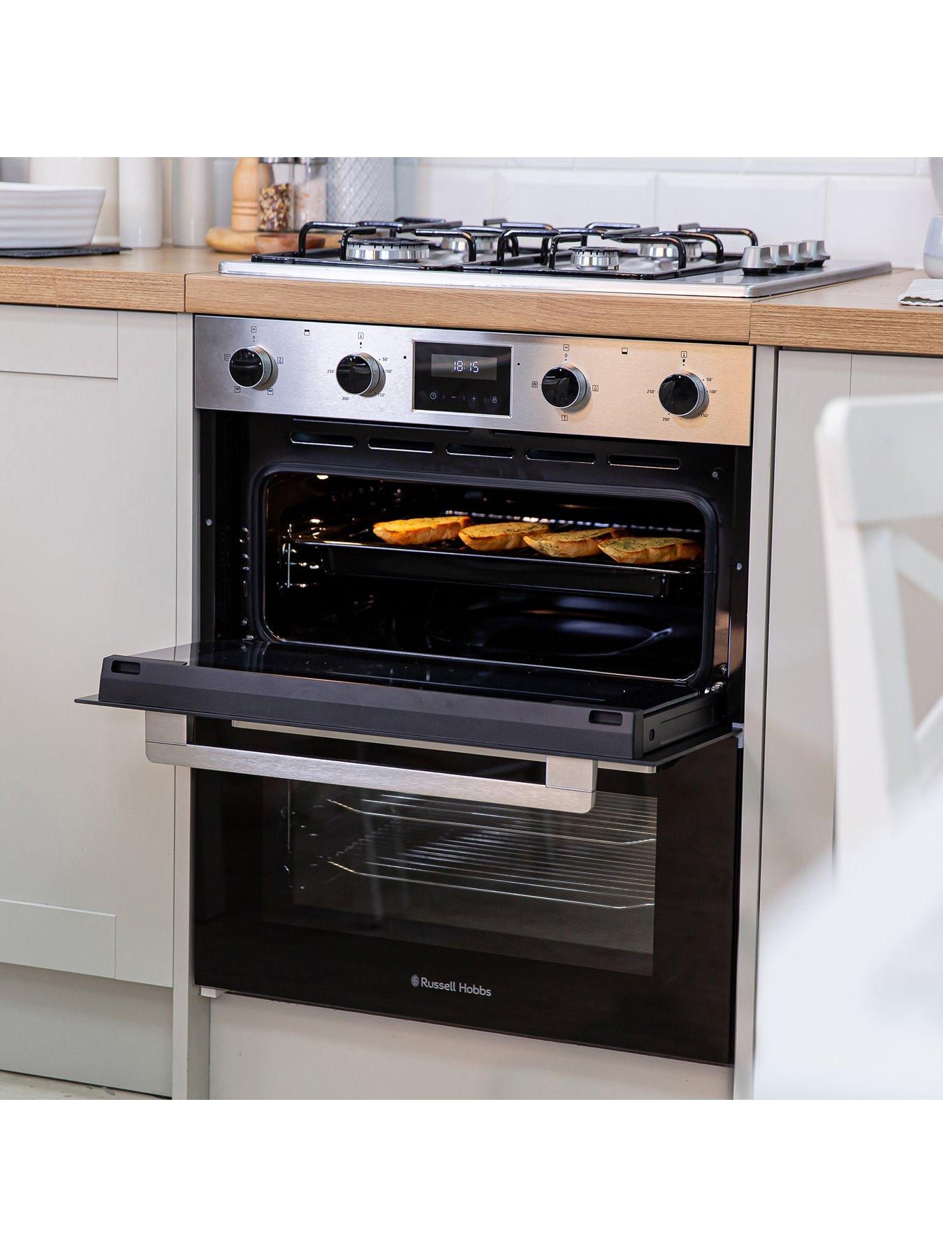Image 4 of 6 of Russell Hobbs RH72DEO1002SS/01 Built-In 72CM High Electric Double Oven in Stainless Steel