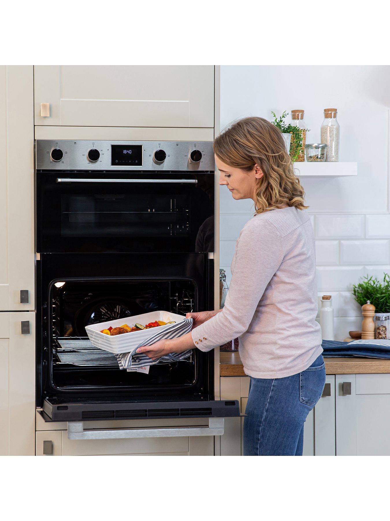 Image 4 of 7 of Russell Hobbs RH89DEO2002SS/01 Built-In 89CM High Electric Double Oven in Stainless Steel