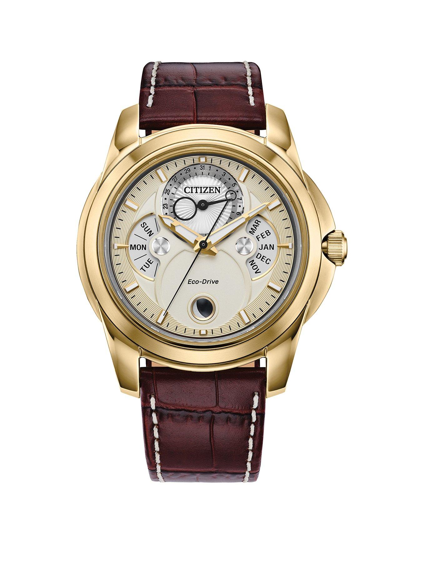 undefined Gents Eco-Drive Calendrier