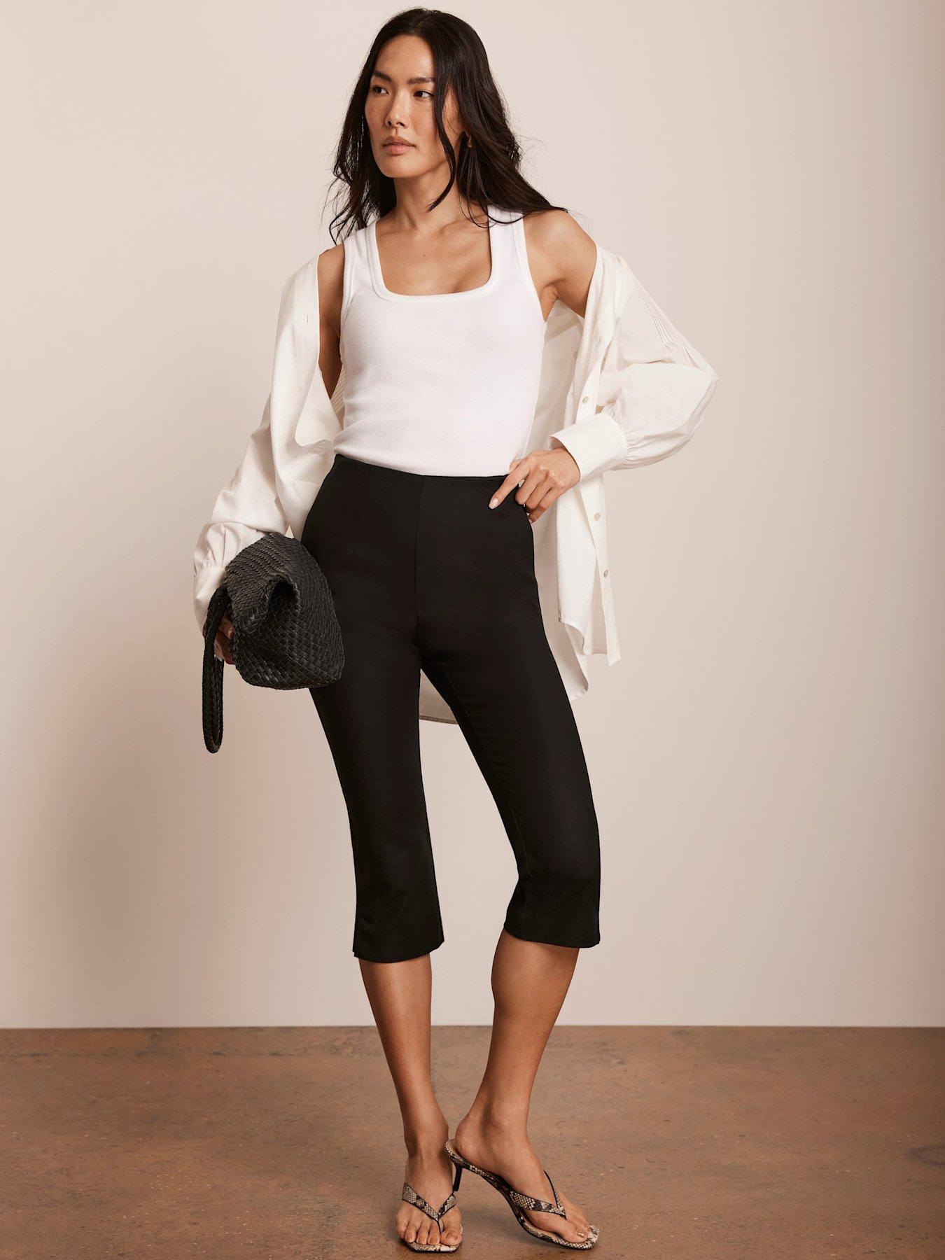 undefined Capri Trousers - Black