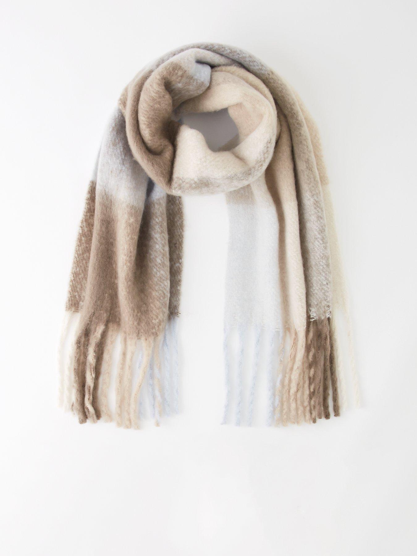 The Very Collection Super Soft Brushed Check Scarf - Multi