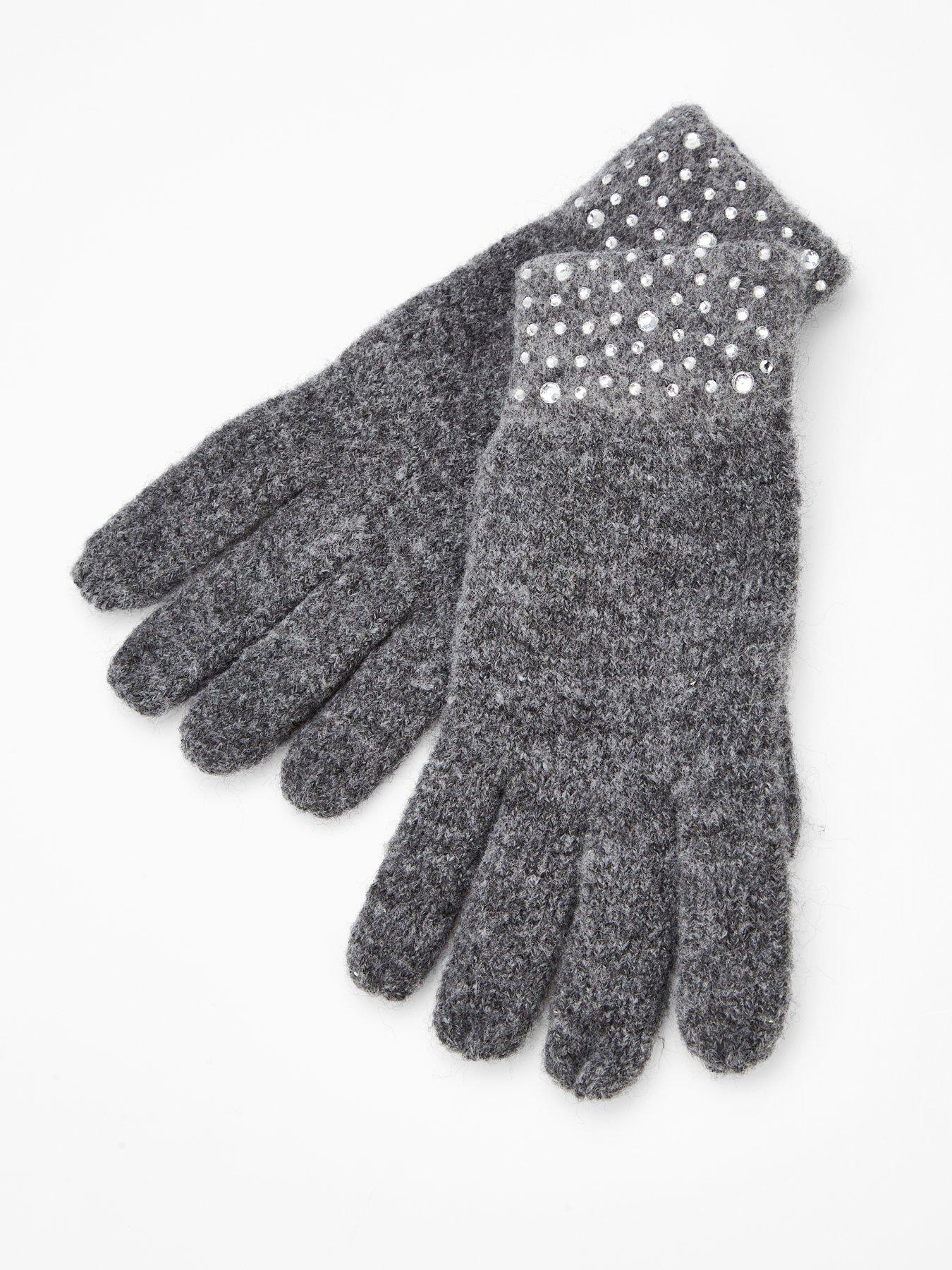 Image 4 of 5 of The Very Collection Heat Fix Hat Glove And Scarf Set - Grey
