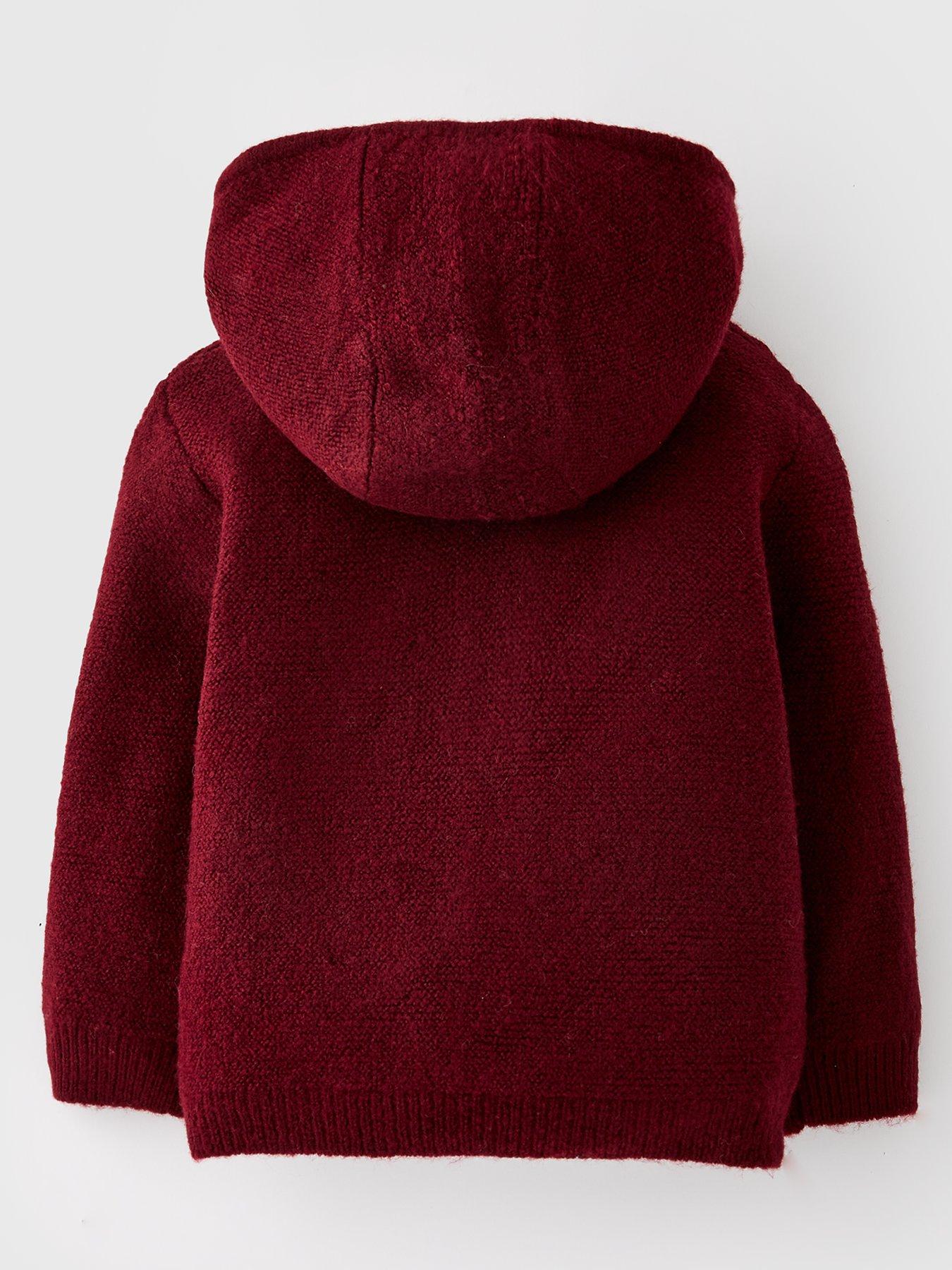 Image 2 of 4 of Mini V by Very Girls Zip Up Hooded Cardigan - Multi