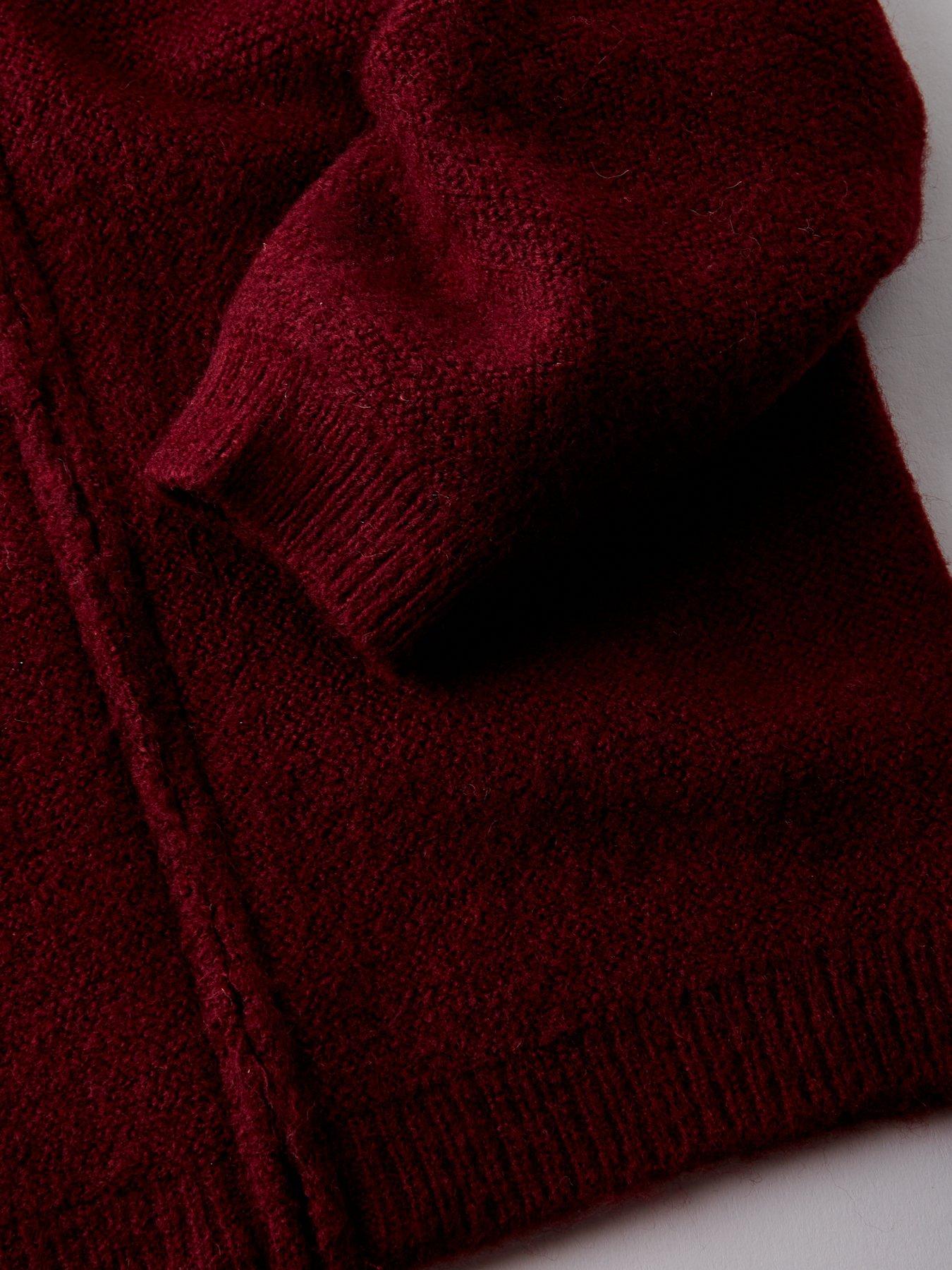 Image 3 of 4 of Mini V by Very Girls Zip Up Hooded Cardigan - Multi