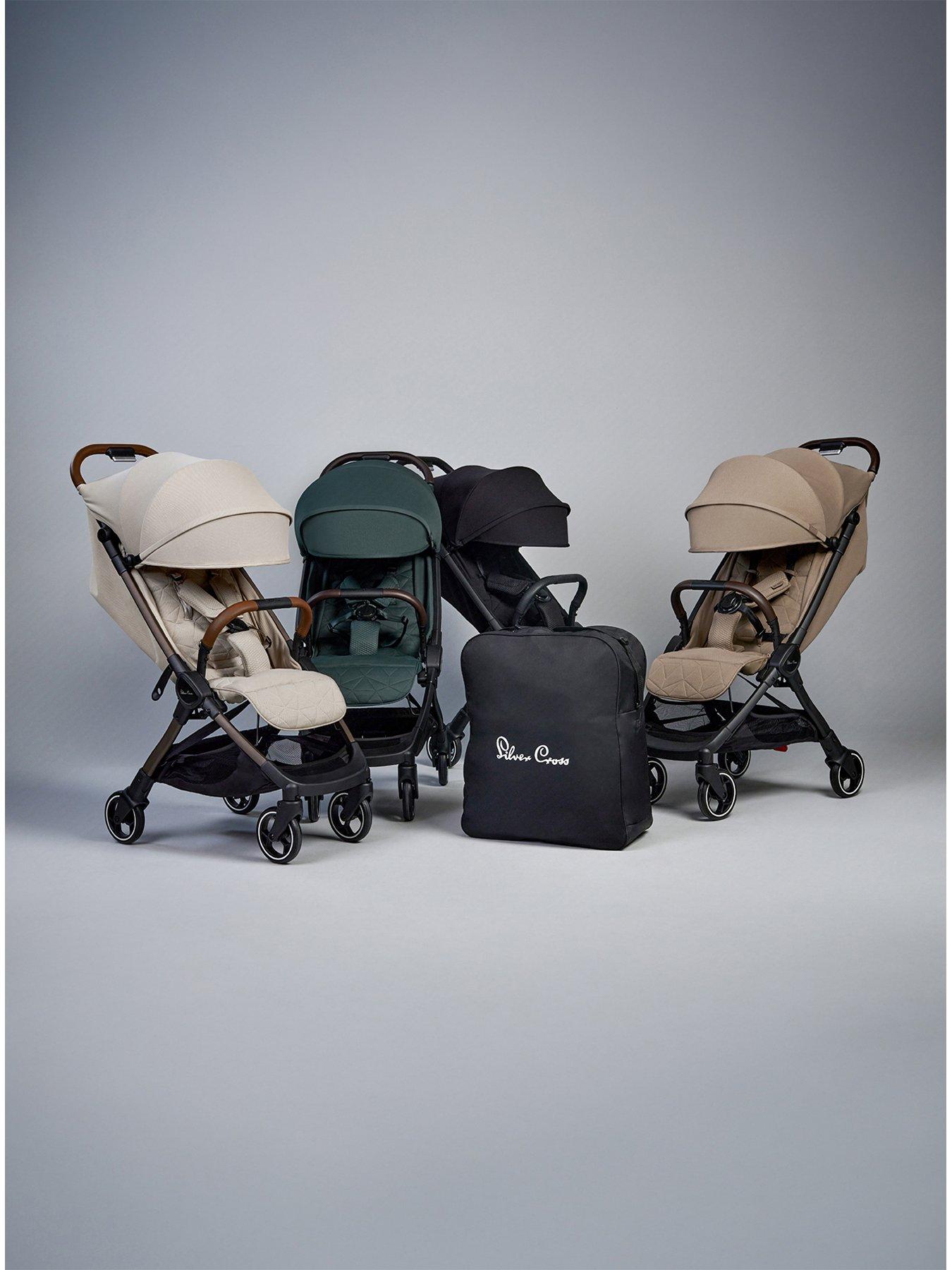 Silver Cross Clic Pushchair with Travel Bag Conifer Very