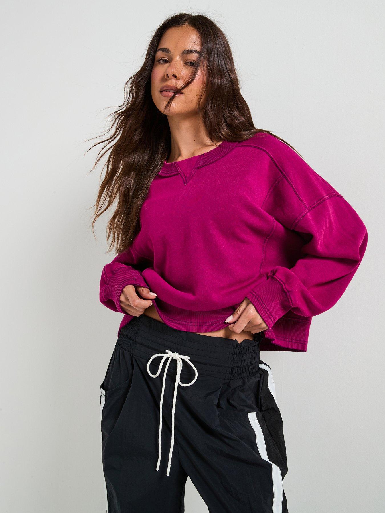 undefined Womens Training Intercept Pullover - Pink