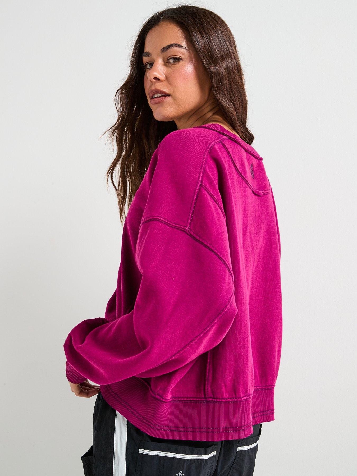 Image 2 of 6 of FP Movement Womens Training Intercept Pullover - Pink