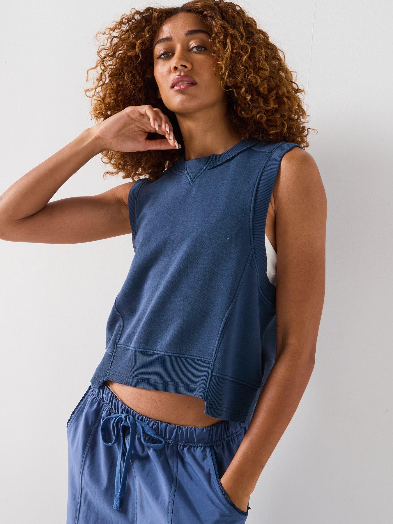 undefined Womens Training Intercept Tank - Navy