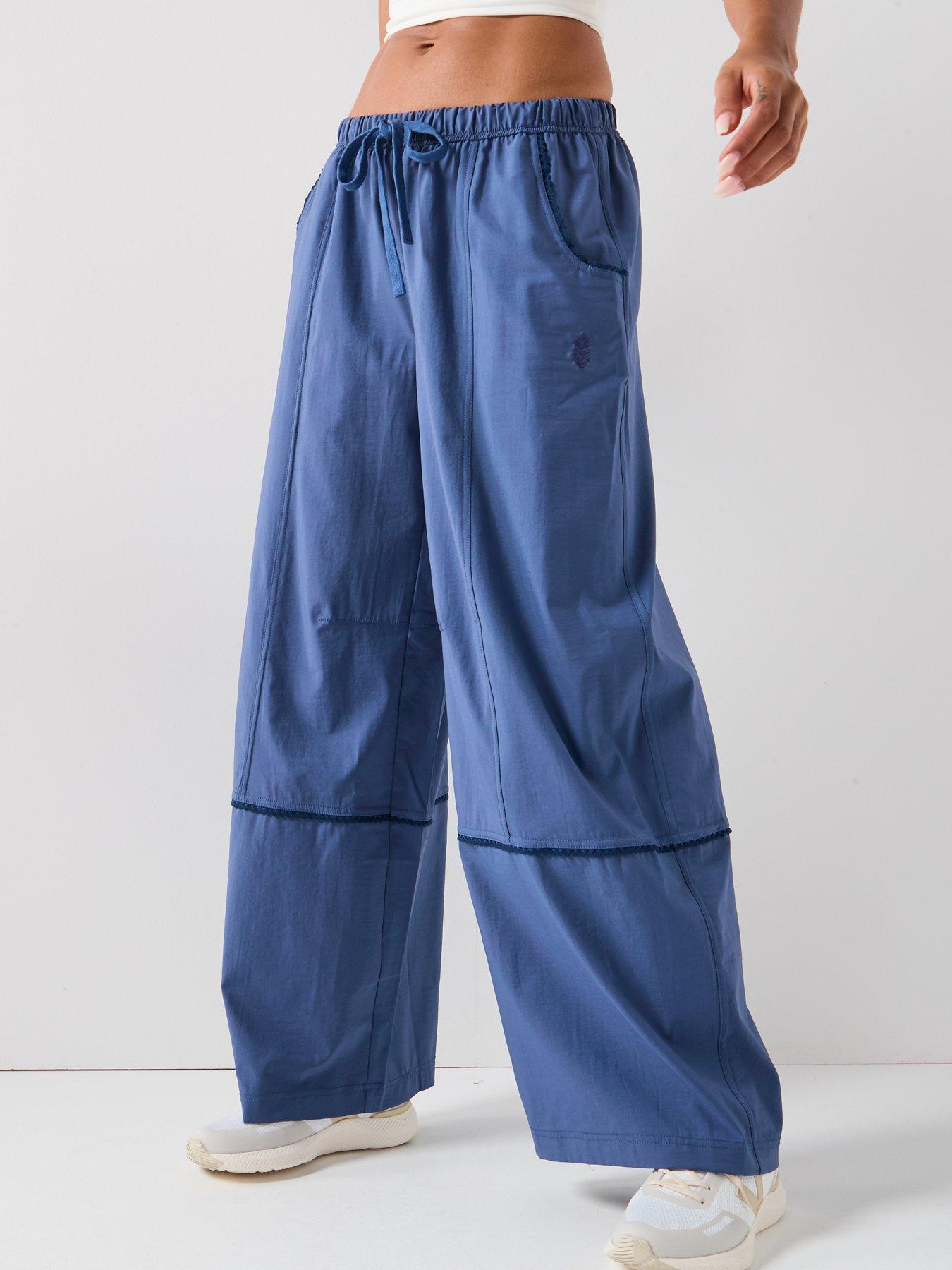 undefined Womens Training Wish It Wide Leg - Blue