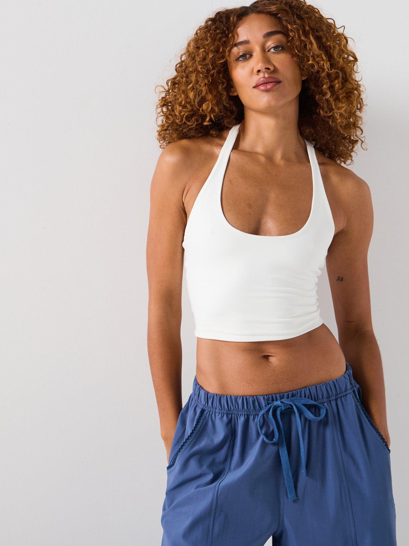 undefined Womens Training Never Better Halter - White