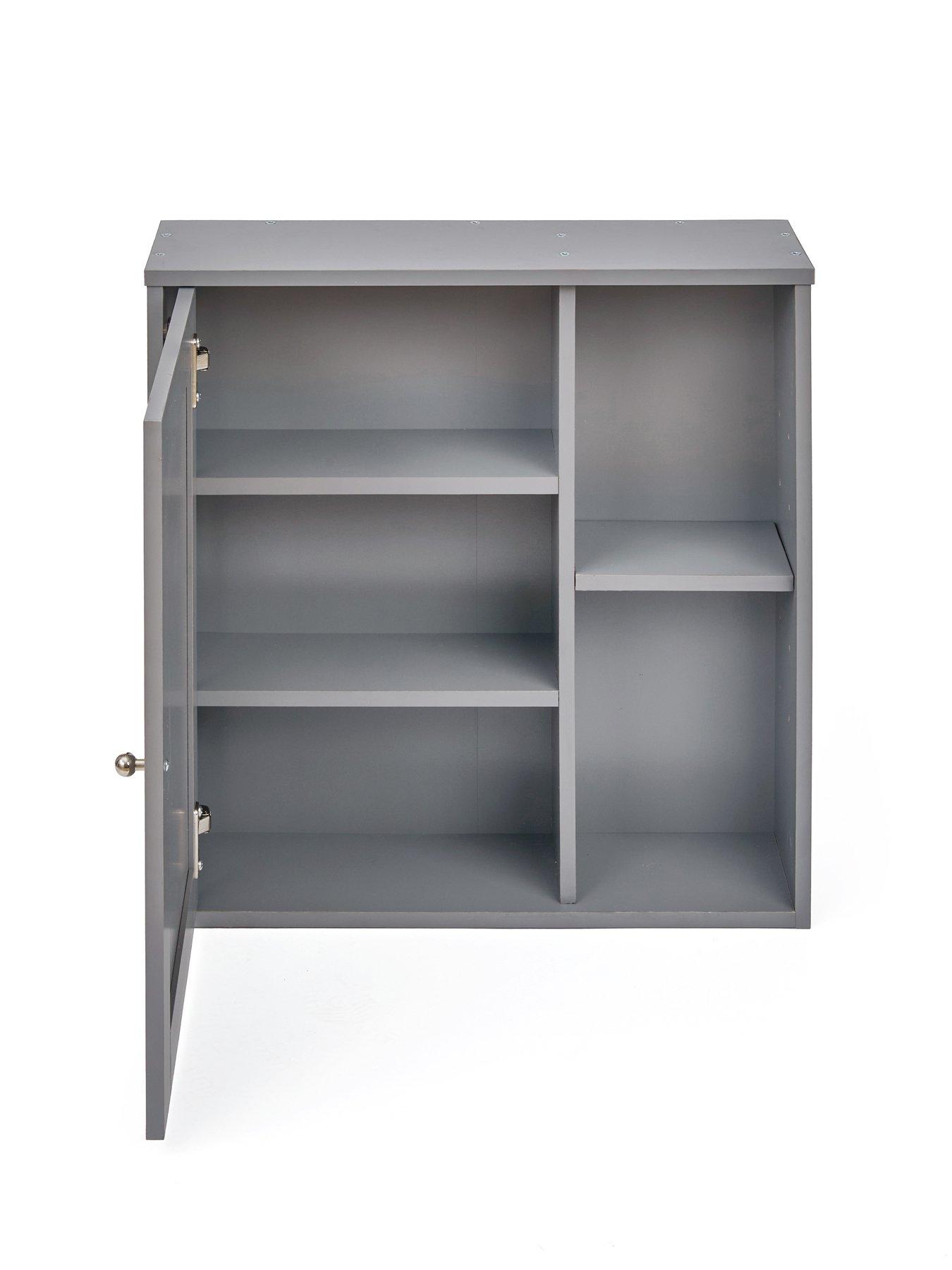 Image 4 of 7 of The Very Collection Corrie Mirrored Bathroom Wall Cabinet - Grey - FSC&reg; Certified