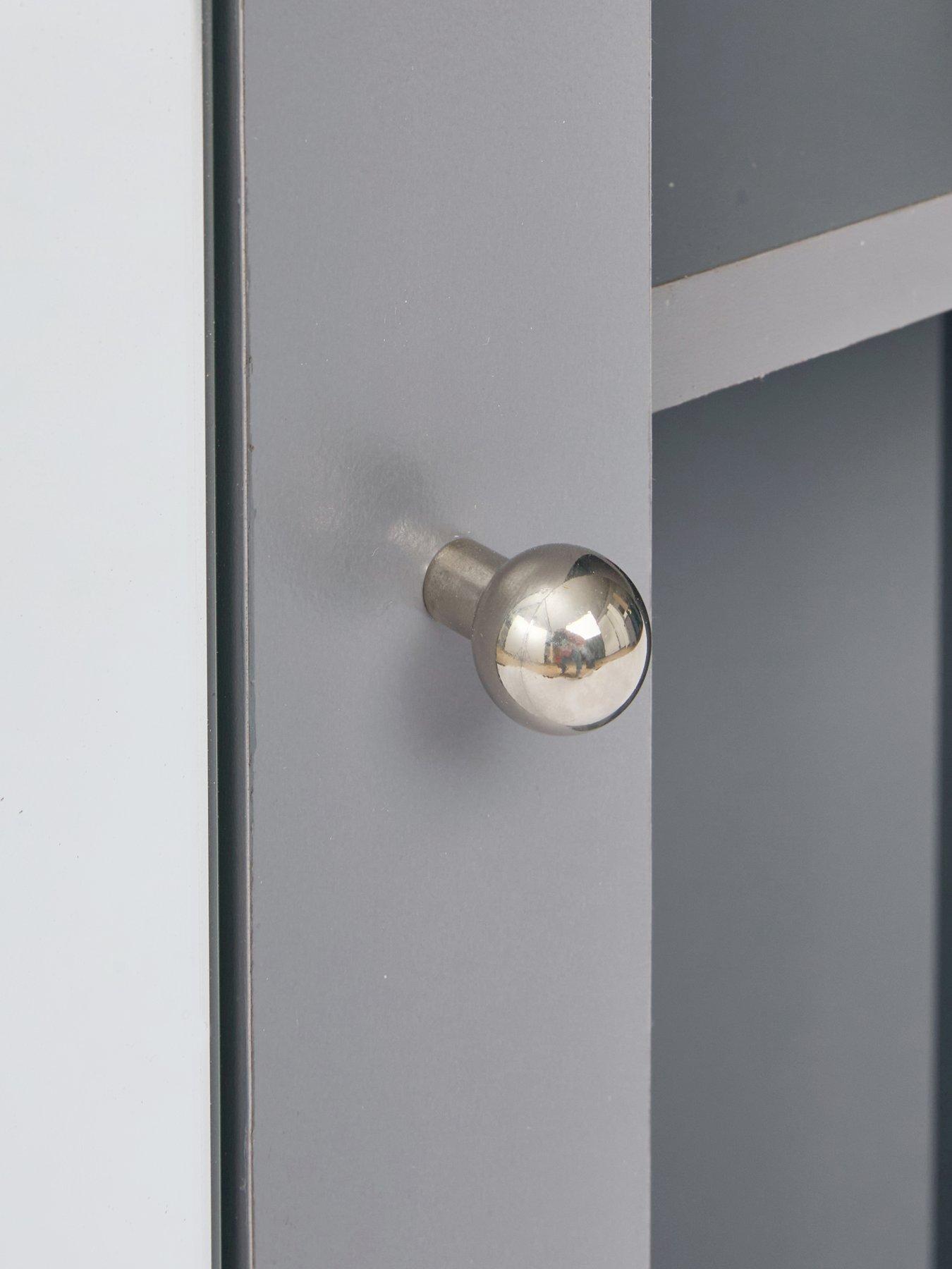 Image 5 of 7 of The Very Collection Corrie Mirrored Bathroom Wall Cabinet - Grey - FSC&reg; Certified