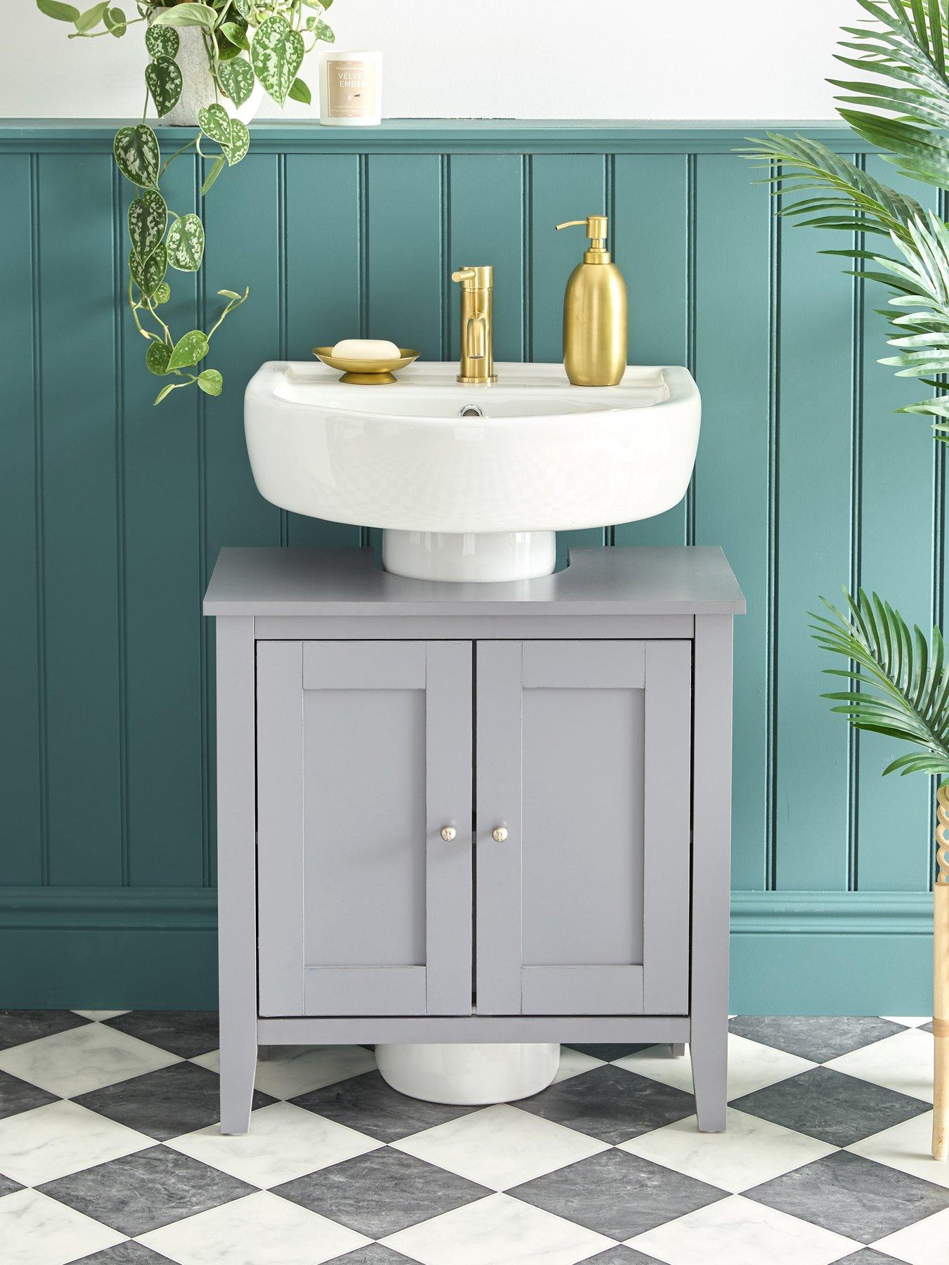 Very Home Corrie Under Sink Cabinet - Grey - FSC® Certified