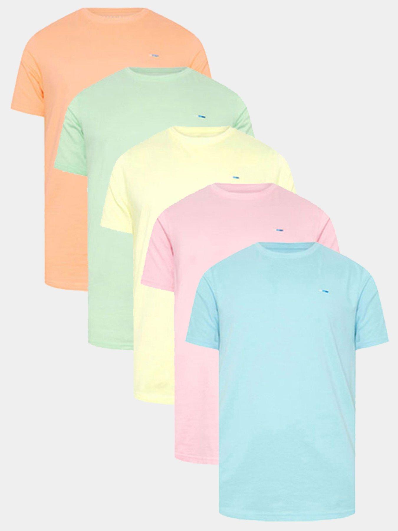 undefined 5 Pack Short Sleeve T-Shirts - Blue