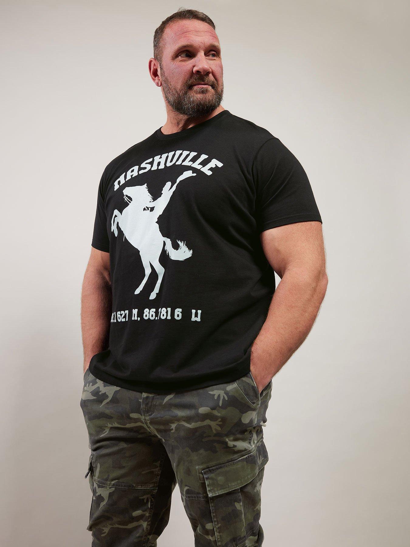 undefined Nashville T-Shirt - Black/White
