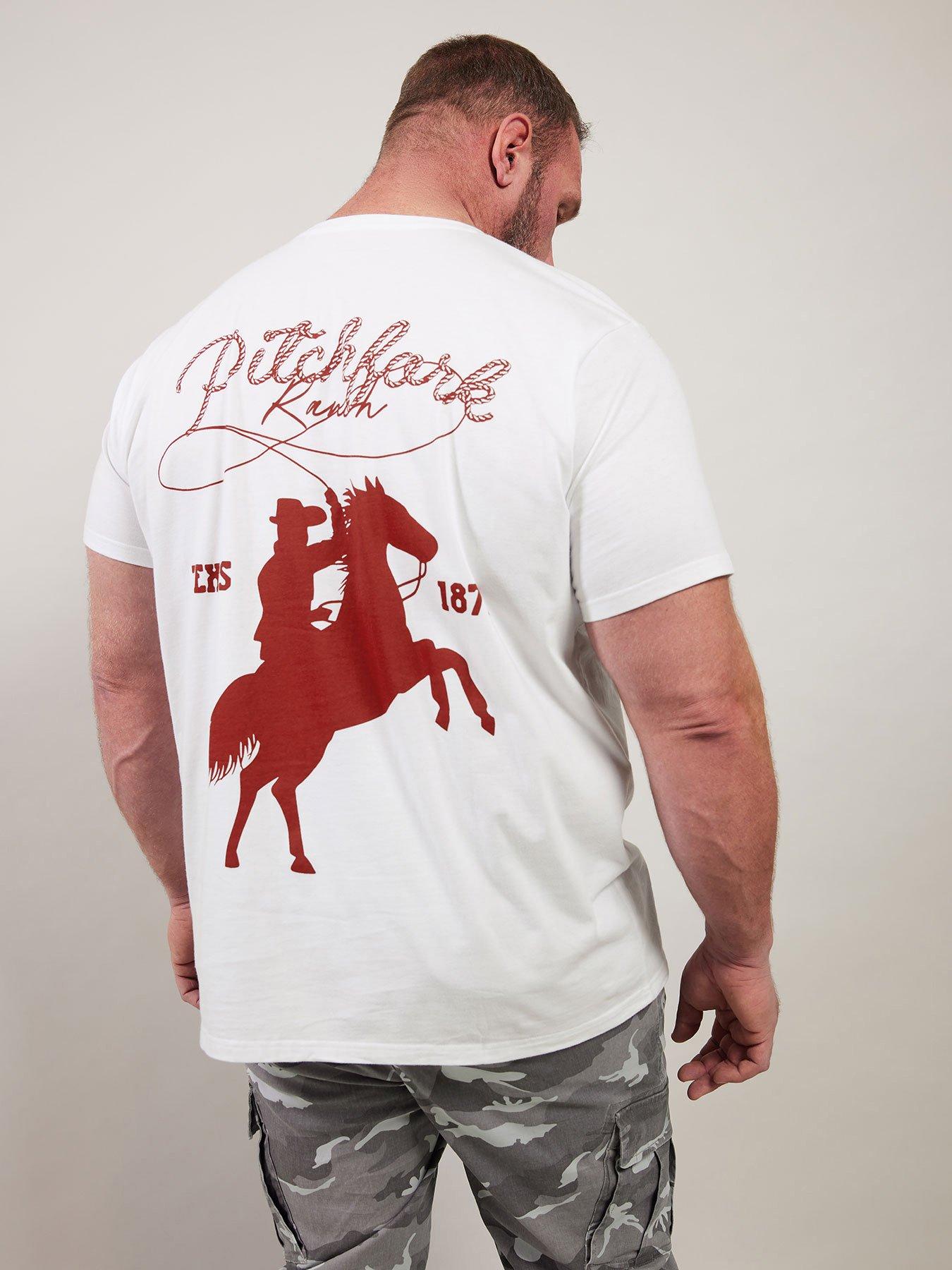 undefined Pitchfork Graphic T-Shirt - White