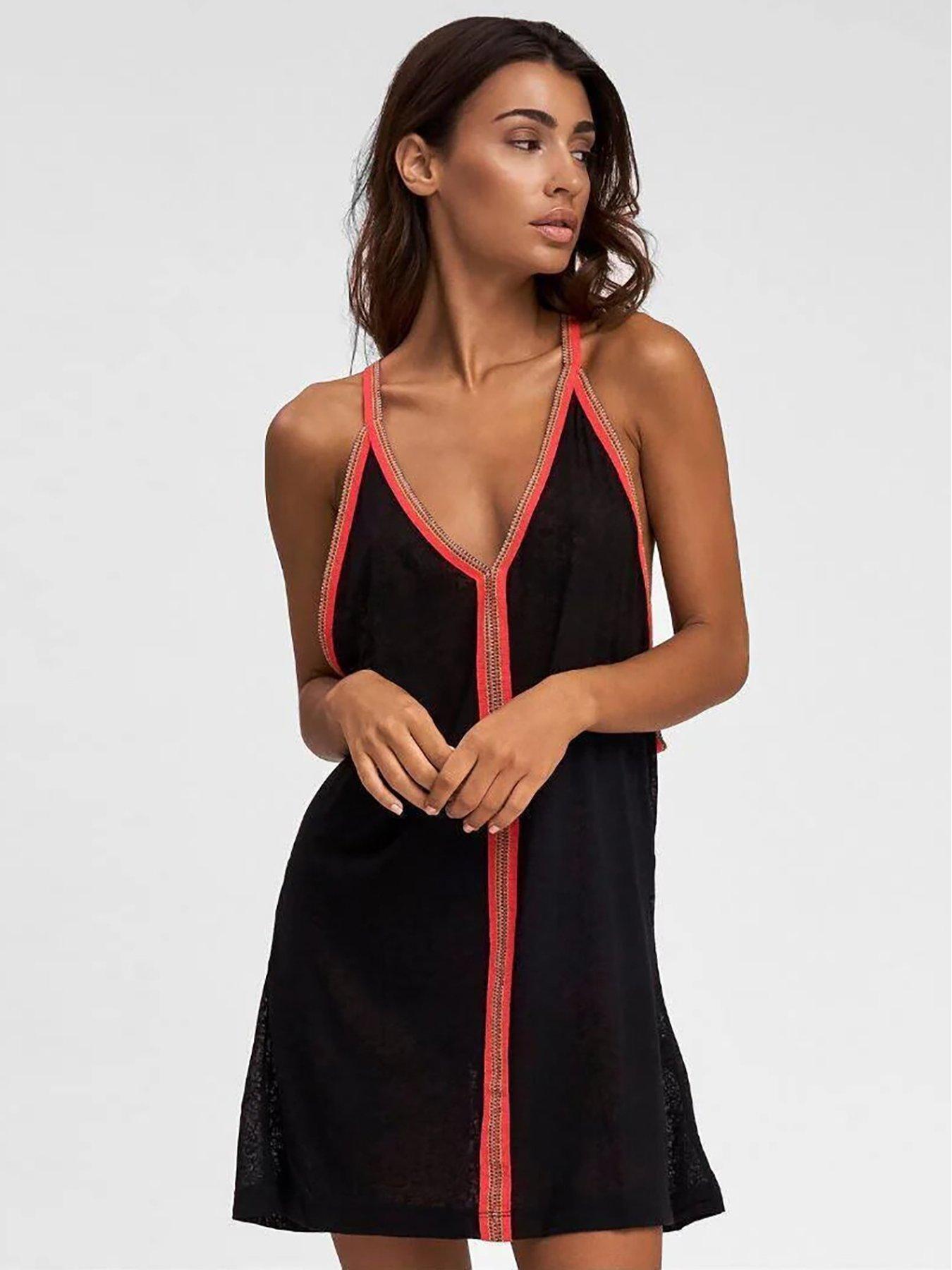 undefined Pitusa Mini Sun Dress - Black