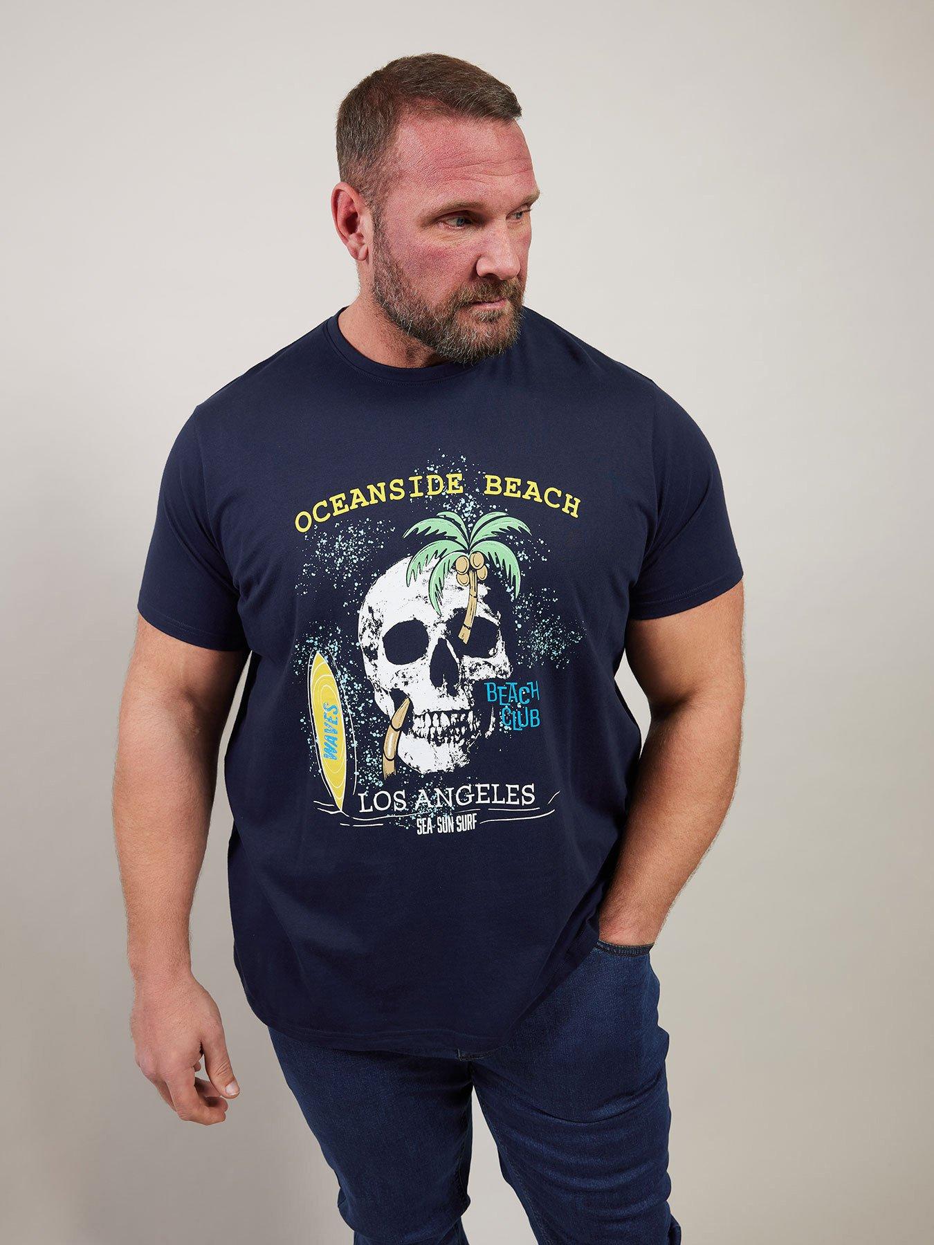 undefined Oceanside Beach T-Shirt - Blue