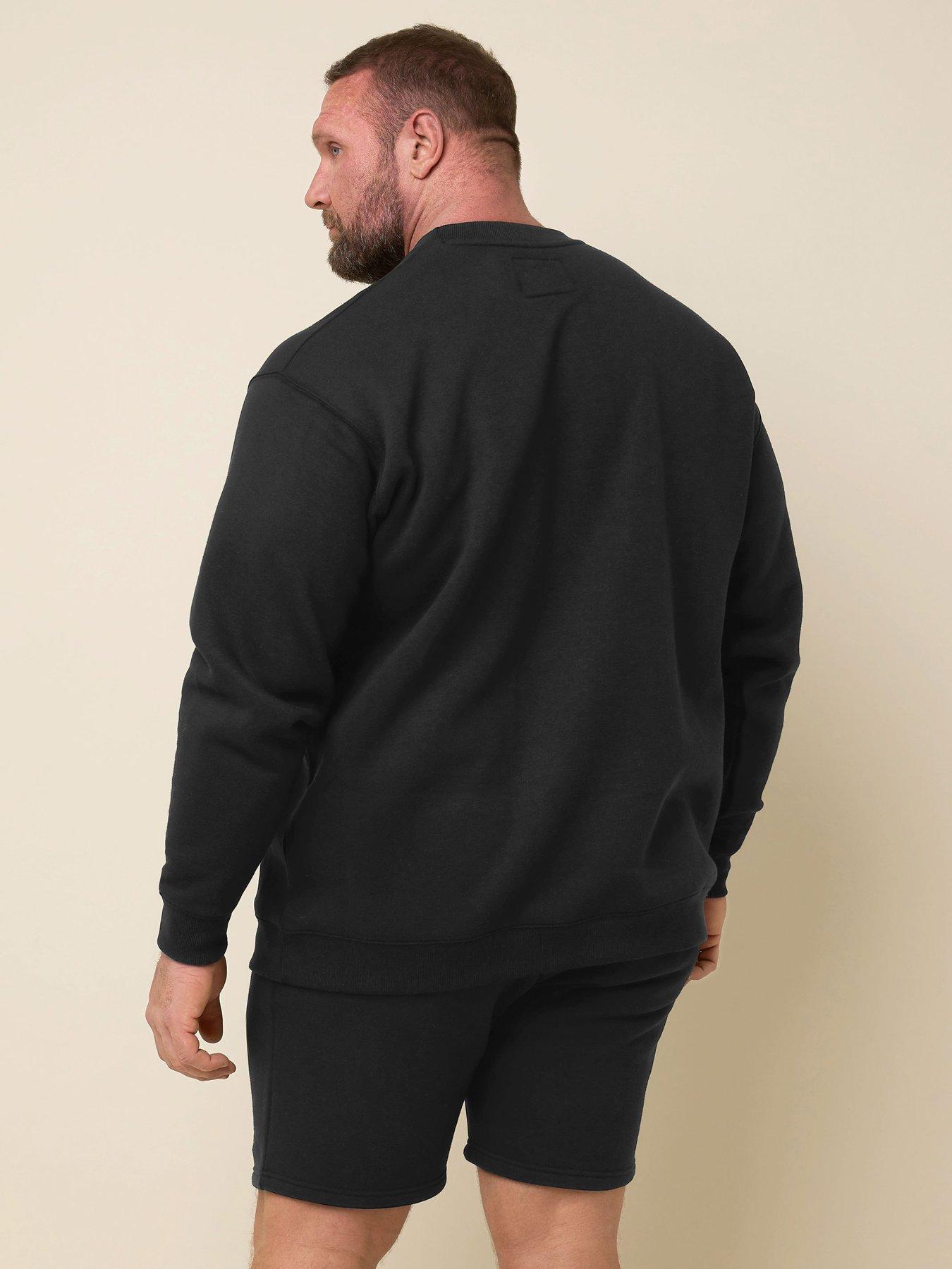 Image 2 of 4 of BadRhino Ironrhino Logo Crew Neck Sweatshirt - Black