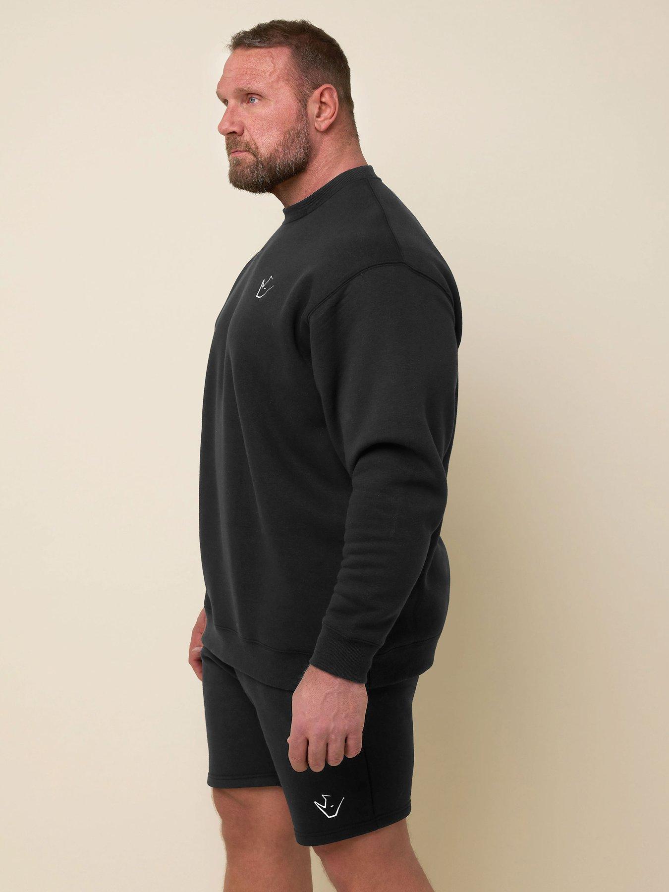 Image 4 of 4 of BadRhino Ironrhino Logo Crew Neck Sweatshirt - Black
