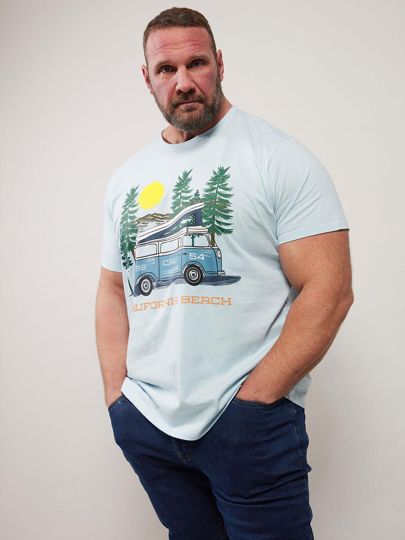undefined Cali Beach Camper T-Shirt - Blue