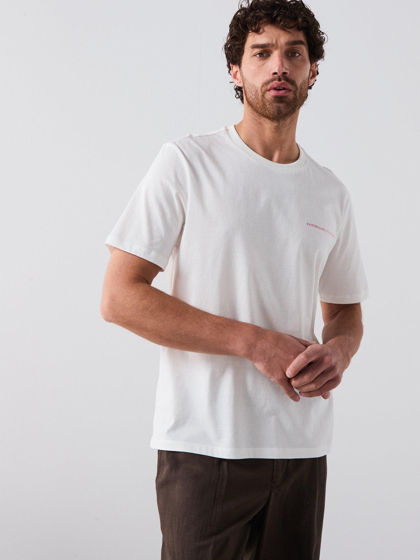 Image 6 of 6 of Mango Expo Smart Back Print Short Sleeve T-Shirt - White