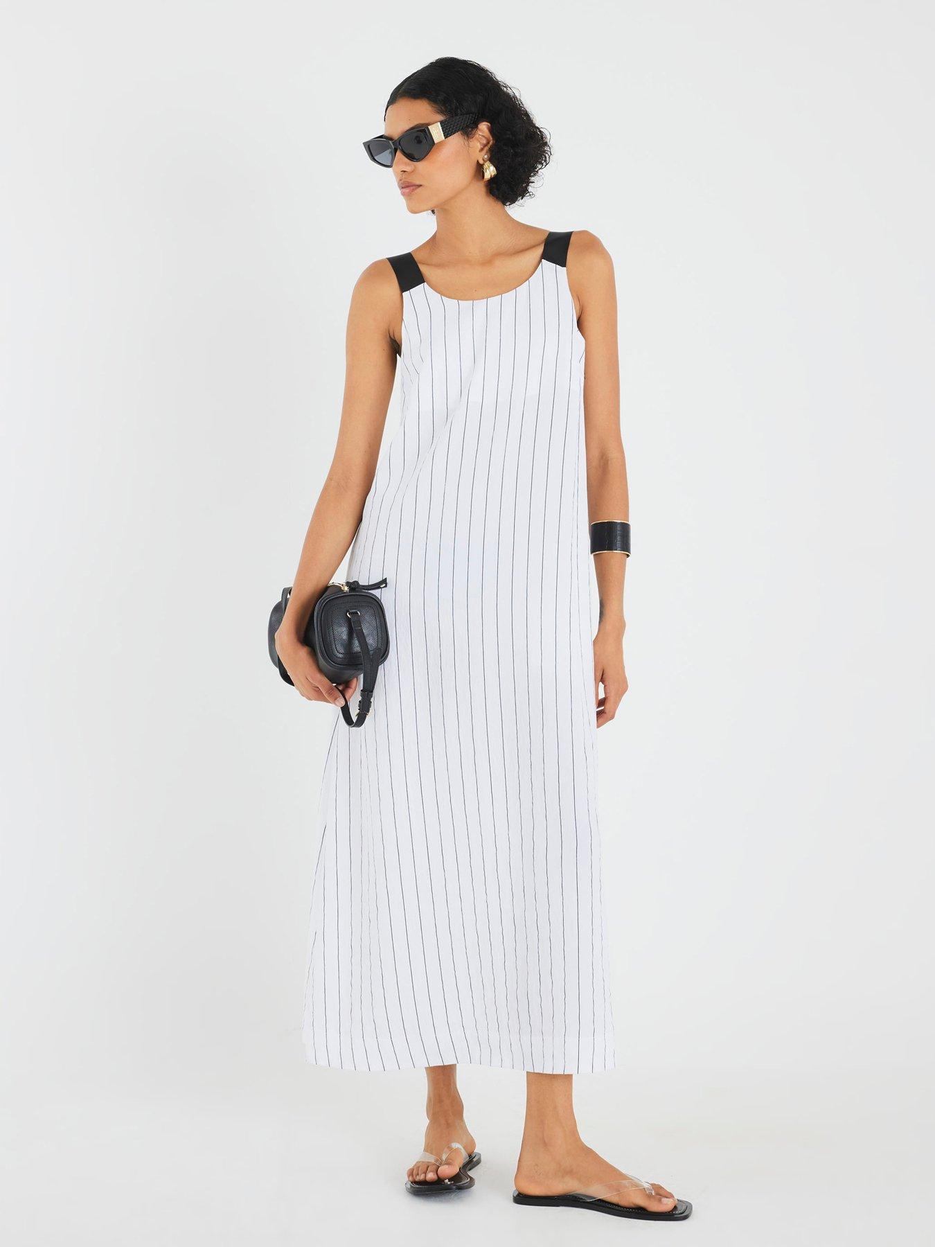 undefined Oversized Dress - White