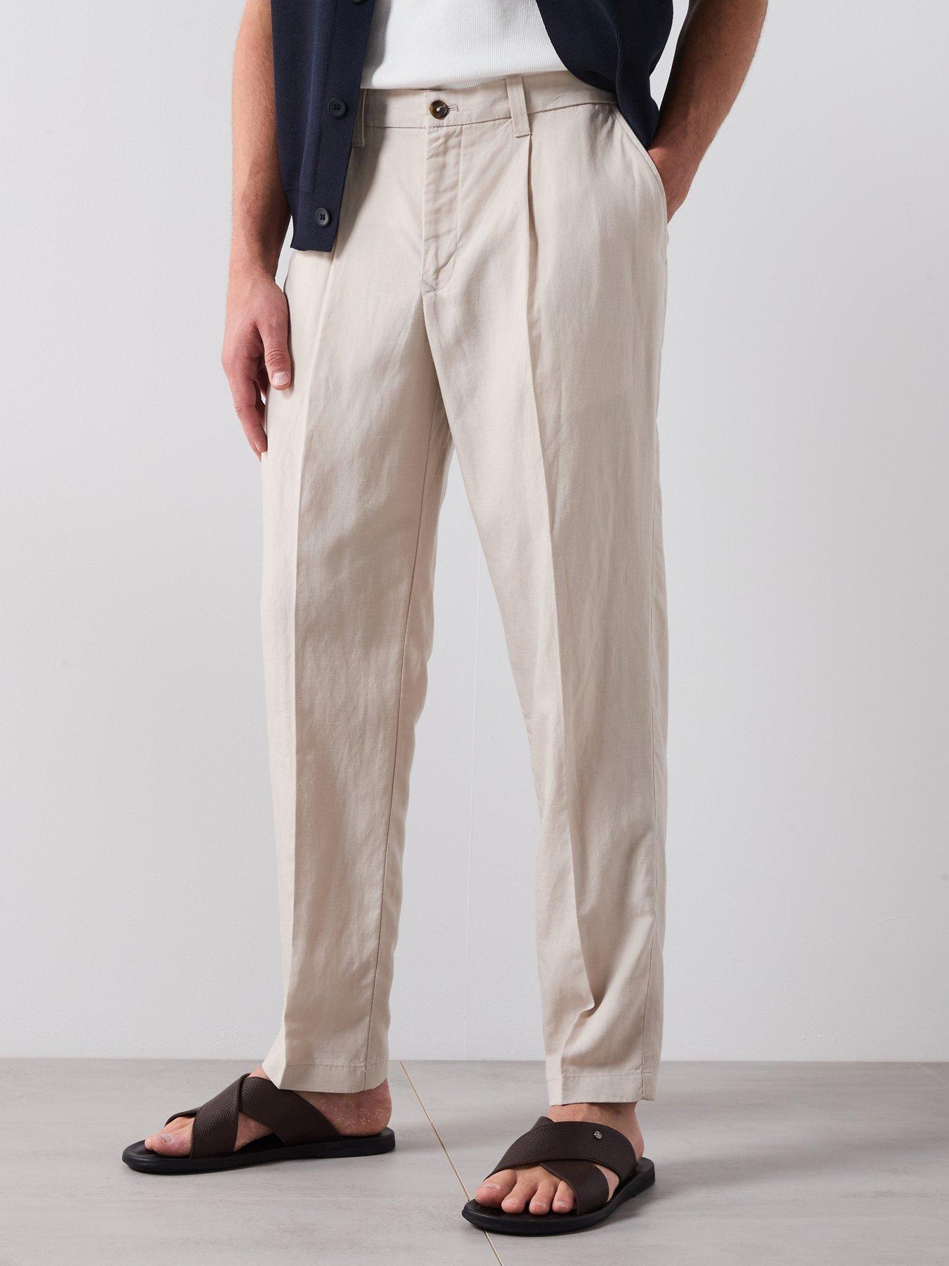 Mango Delave Smart Trousers - Beige