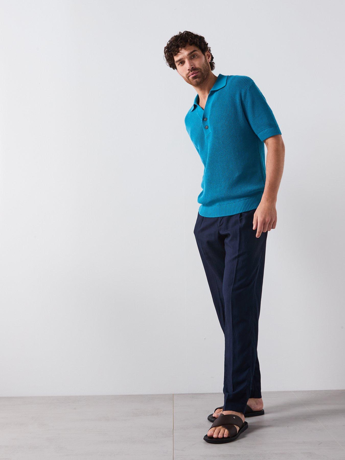 Image 5 of 5 of Mango Delave Smart Trousers - Navy