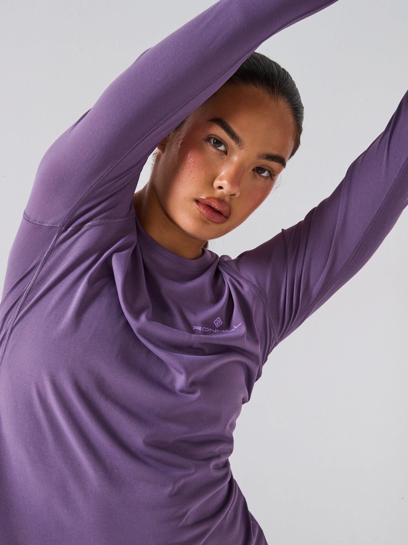 Ronhill Women's Running Core Long Sleeve Tee - Purple | Very