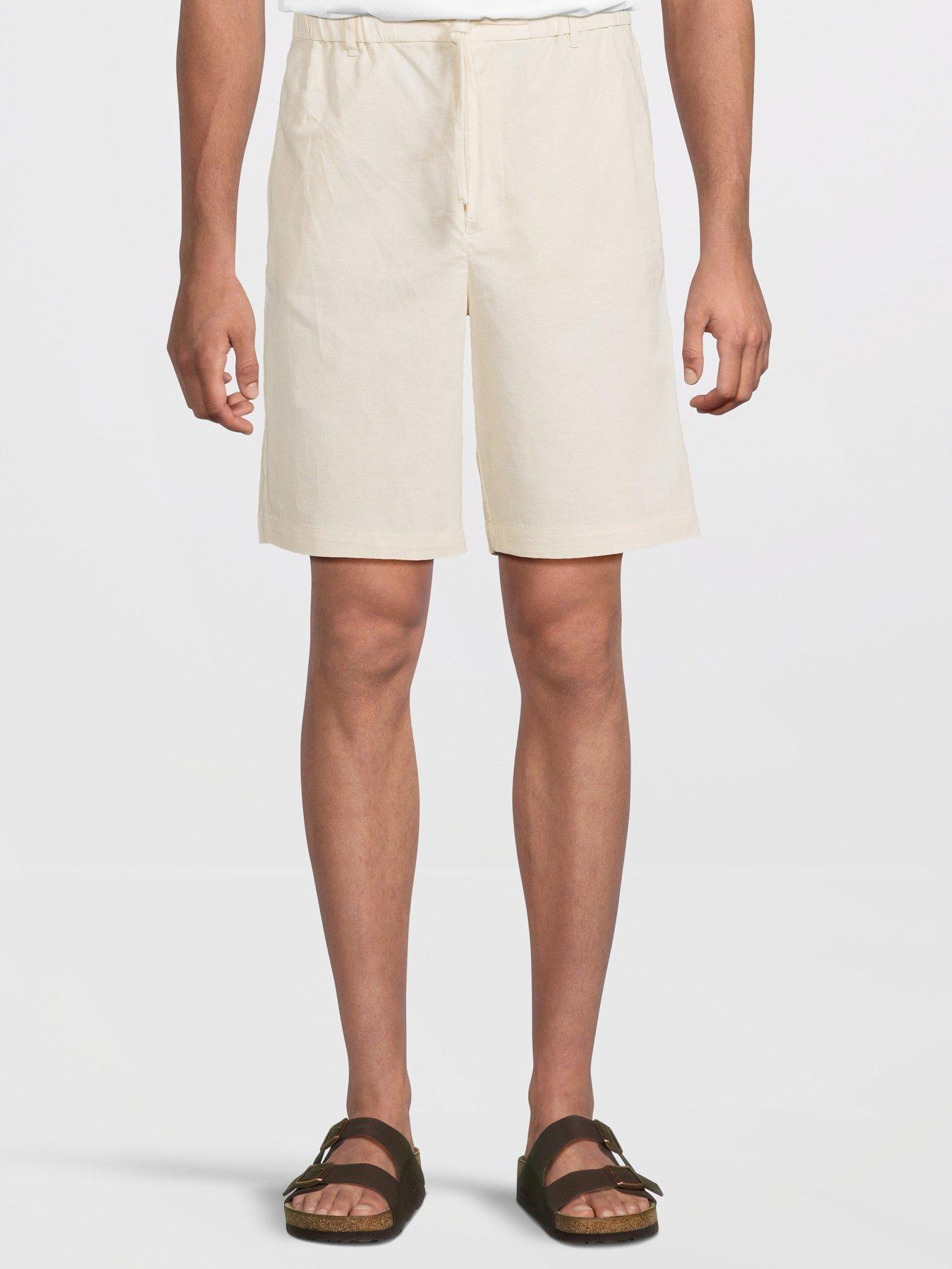 undefined Cabrera Smart Casual Bermuda Shorts - Beige