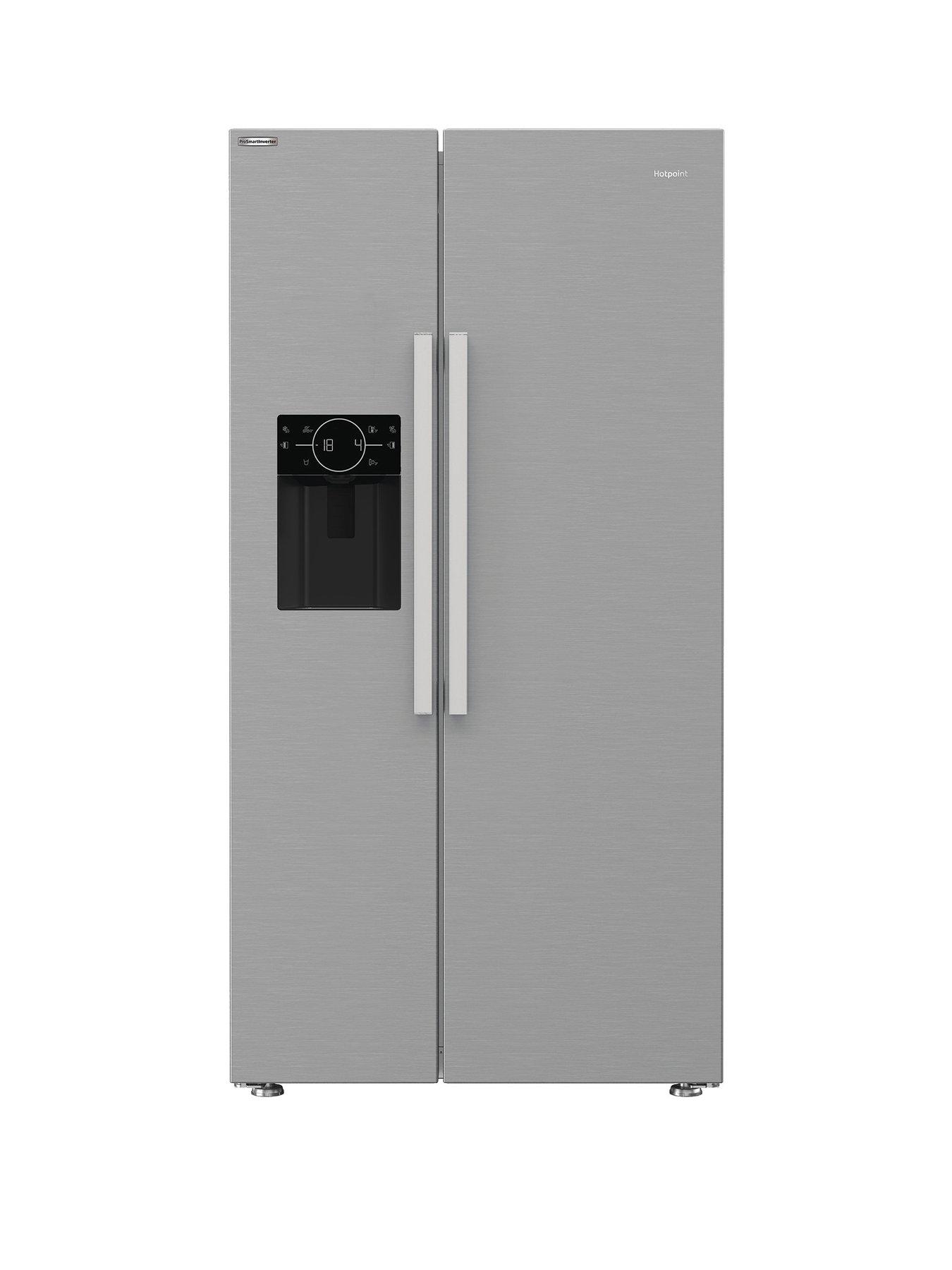undefined HPG26573WXP4UK - Dual No Frost Side-by-side Fridge Freezer - Silver