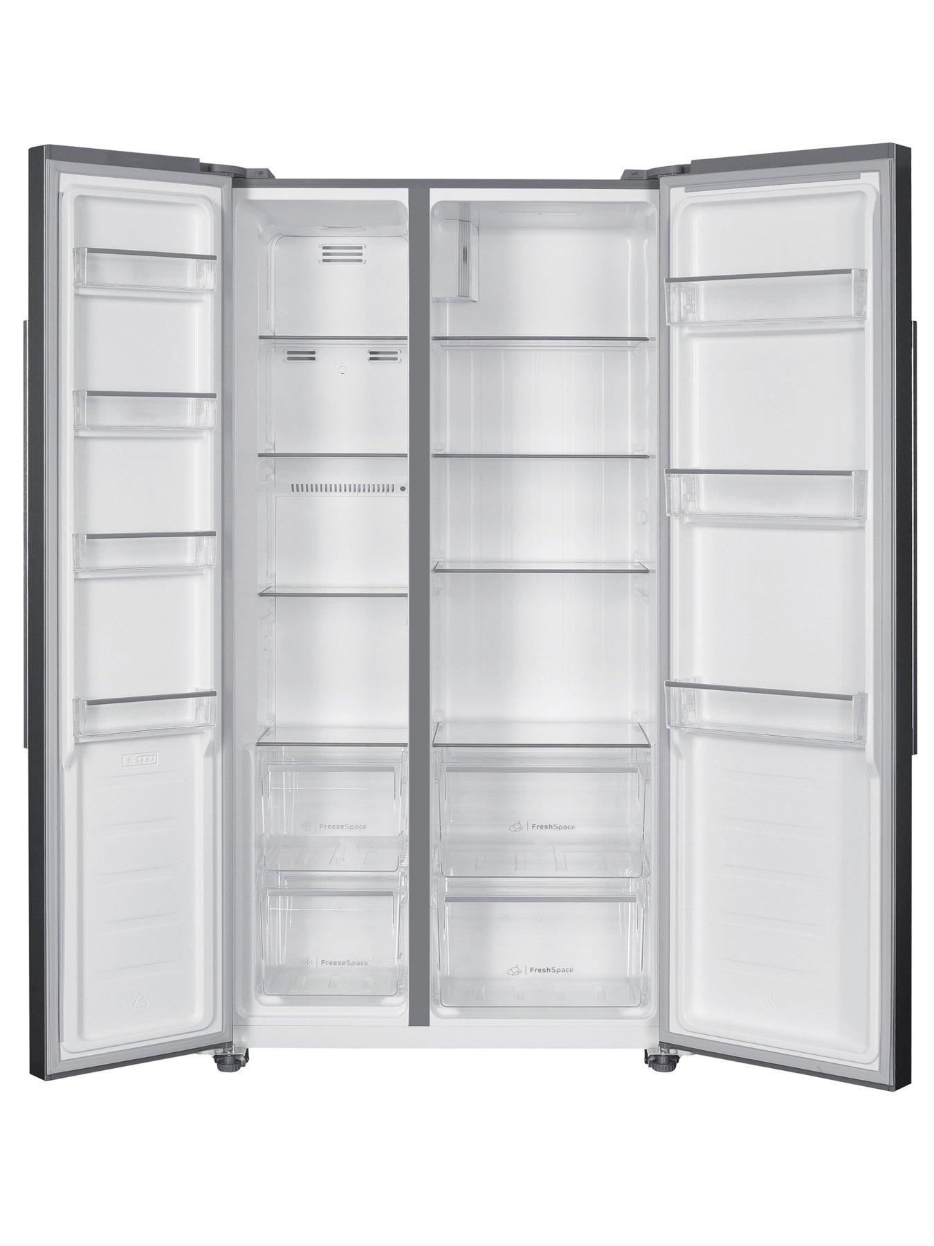 Image 2 of 7 of Indesit INGF6441XP4UK American Side-by-Side 442l&nbsp;Total No Frost Fridge Freezer - Silver